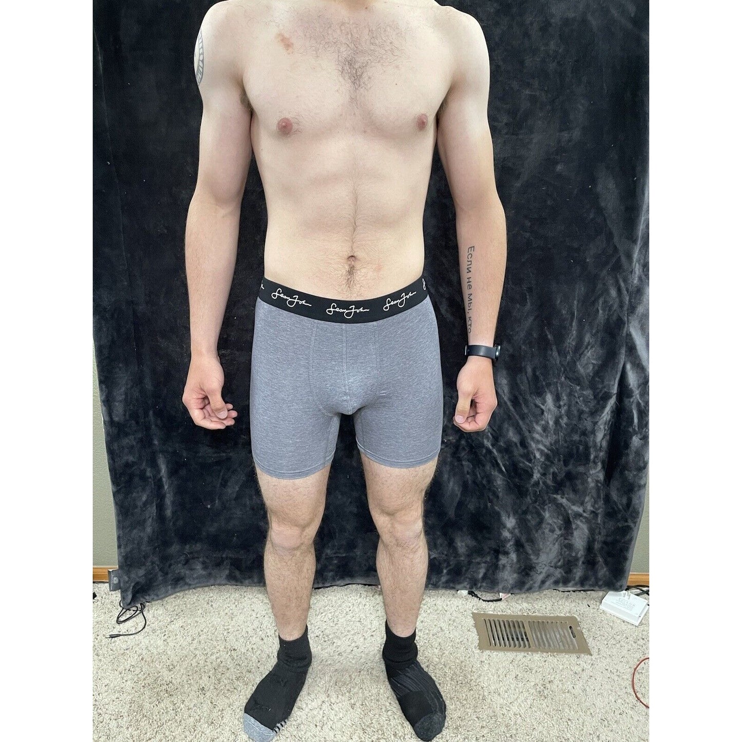 Men’s Sean John Gray Boxer Briefs Size Small