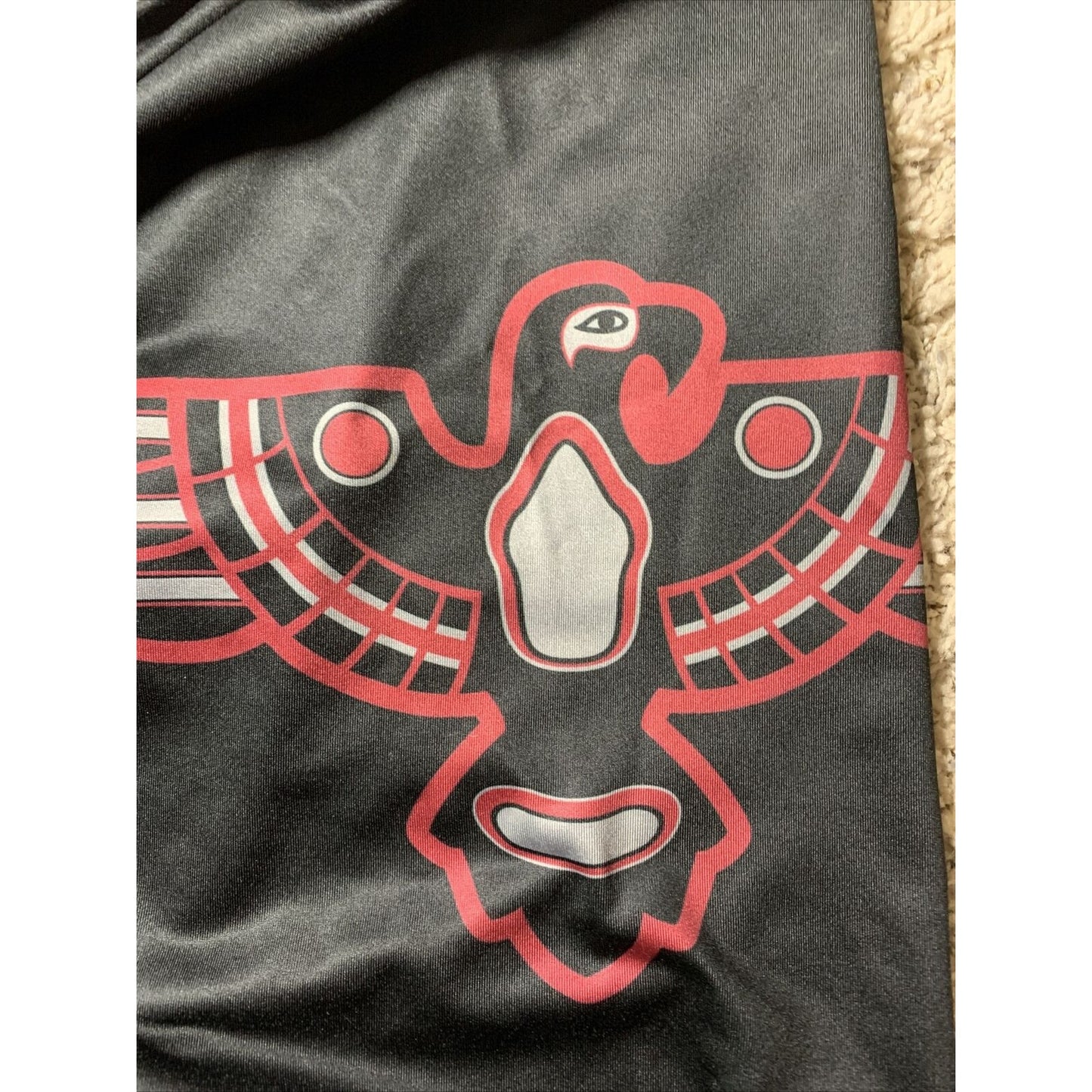 Lean Athletics Black And Maroon Youth XL Wrestling Shorts Stretchy Material