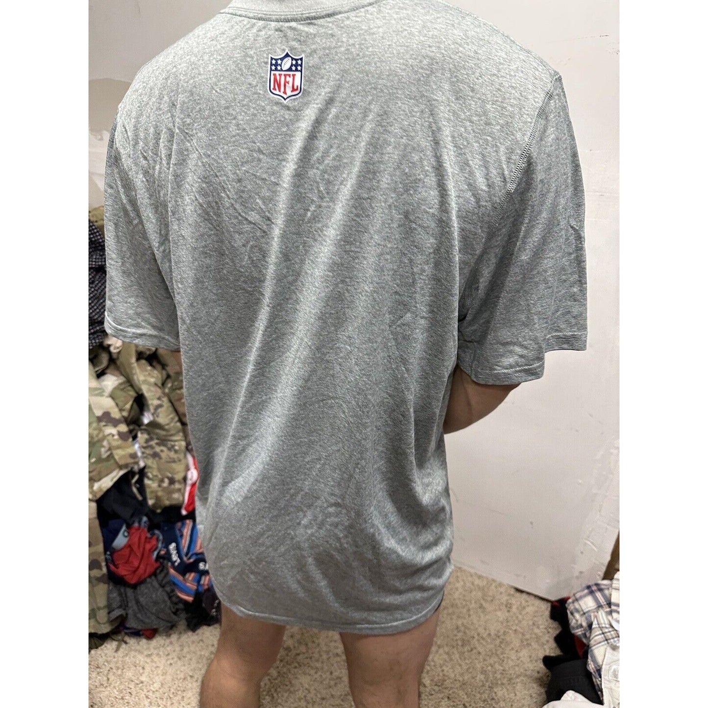 Men’s Gray NFL On Field XL Nike Dri Fit St Louis Rams Football Shirt