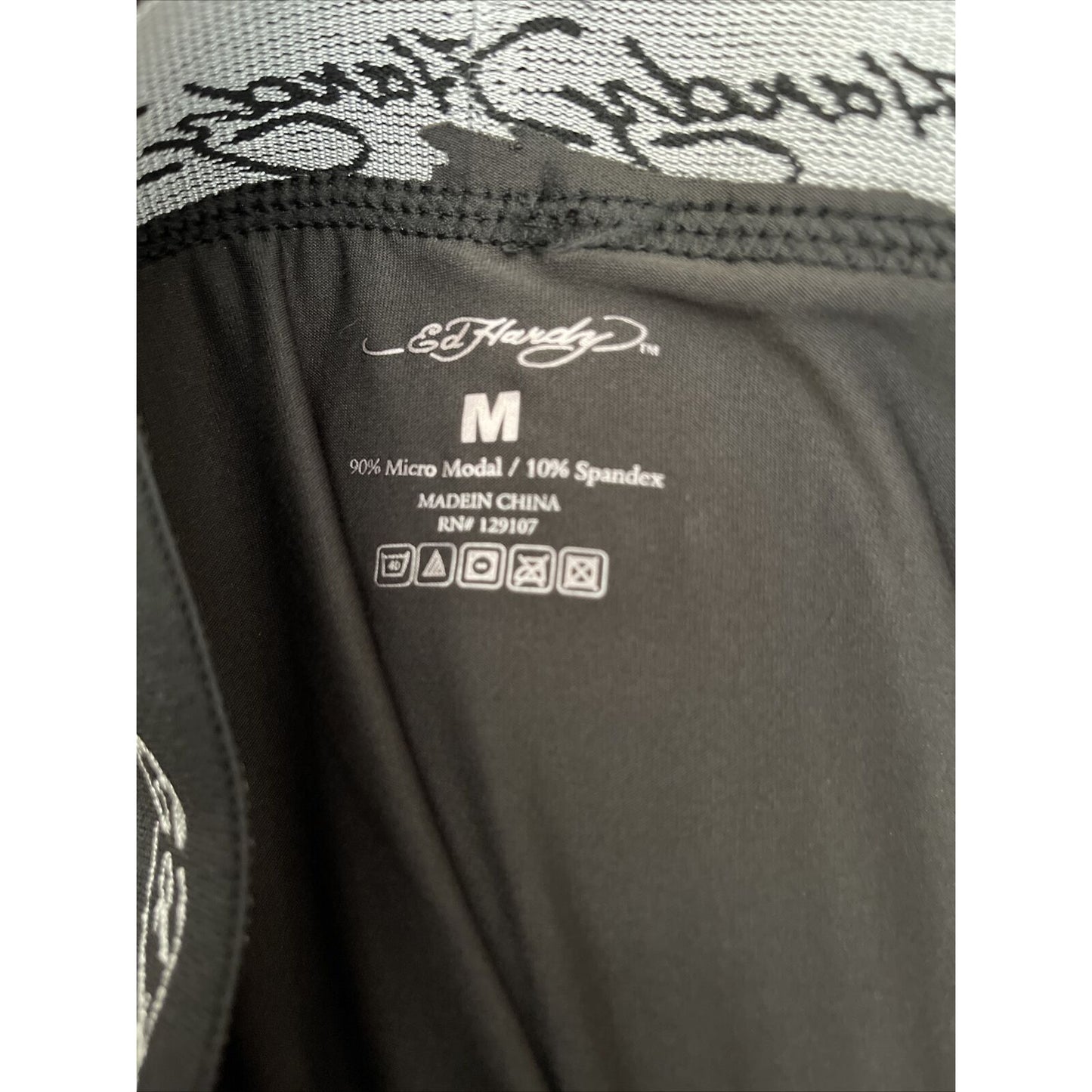men's ed hardy medium black new york compression shorts New And Unworn