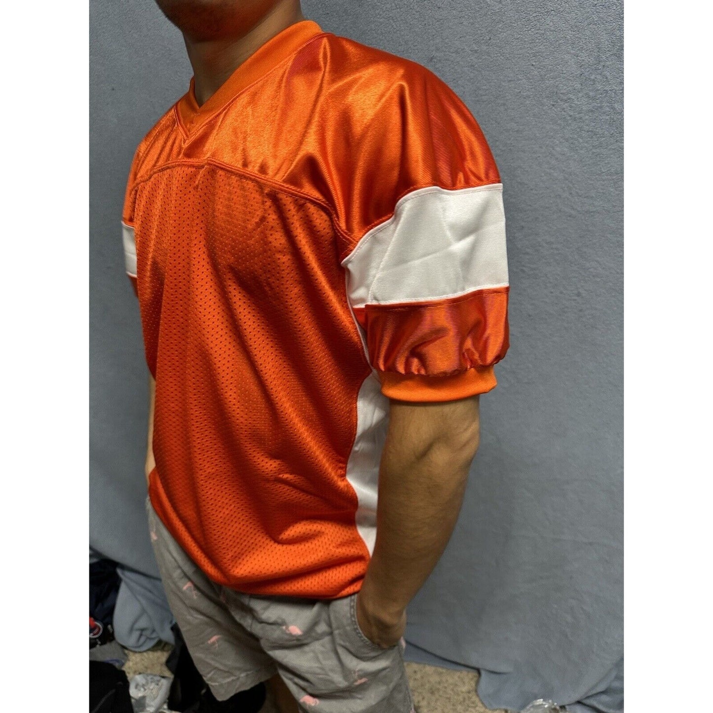 Men’s Orange Champro Sports Medium Football Jersey