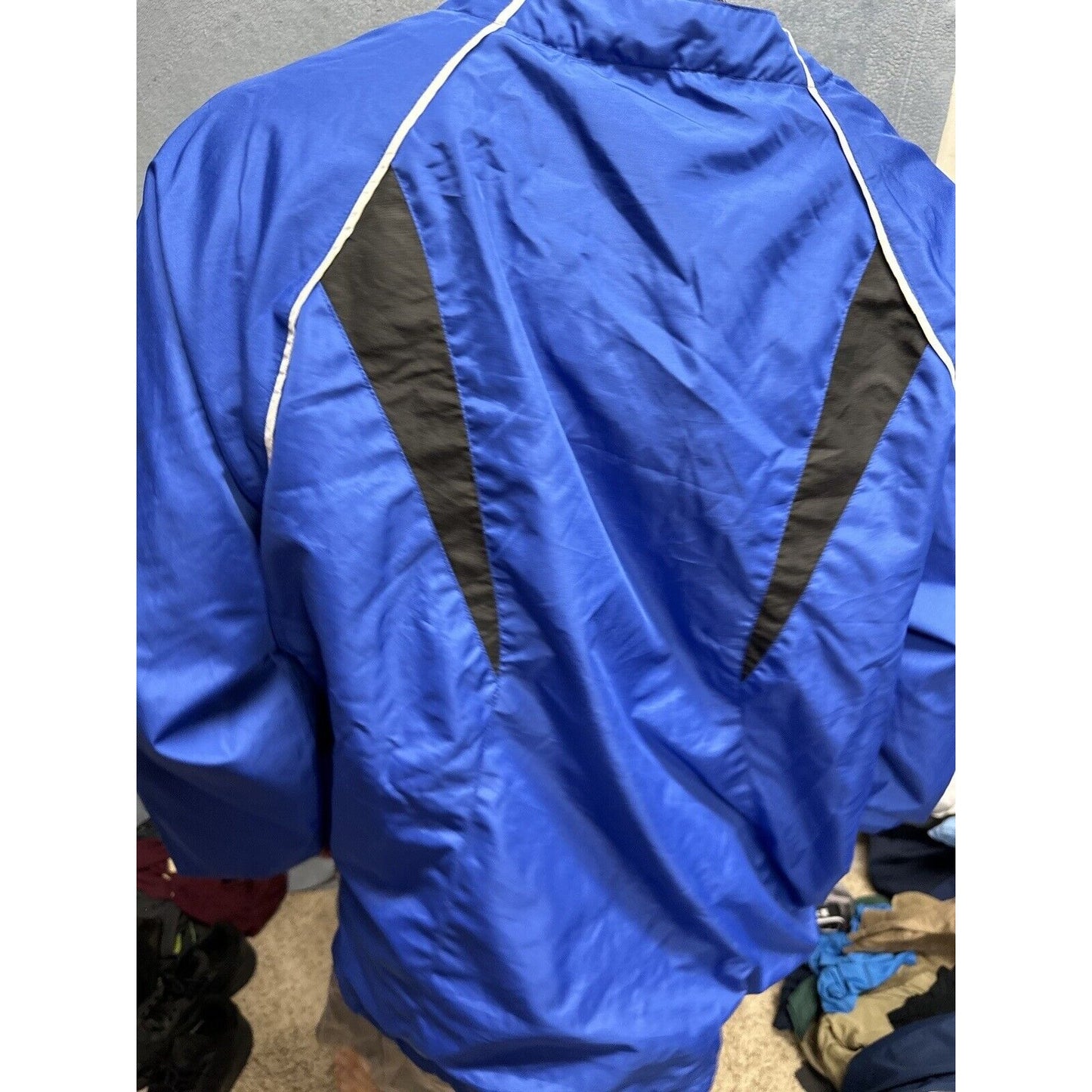 Men’s Blue Holloway Large Air Force Academy Windbreaker Jacket 1/4 Zip Pullover