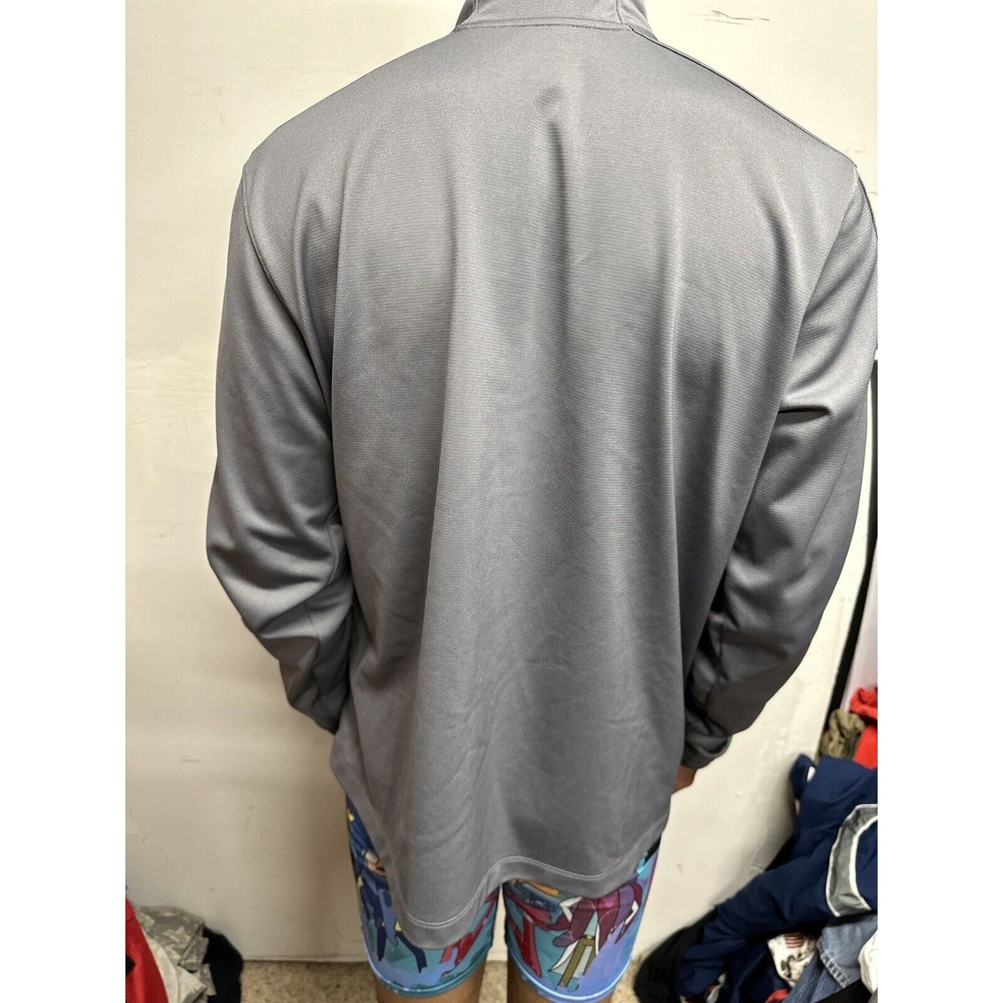 Men’s Gray Under Armour Large Visit Ridge High School Soccer Full Zip Jacket