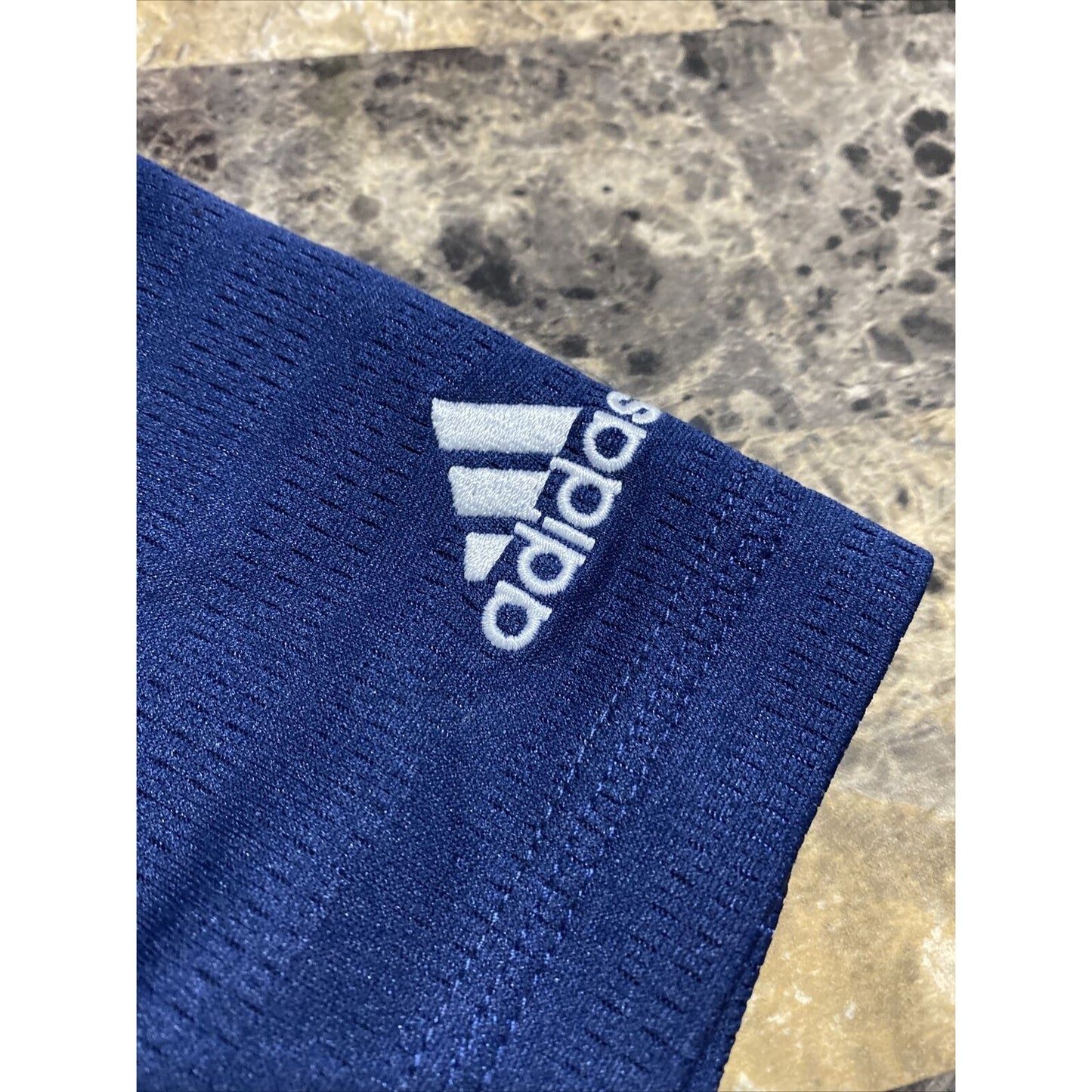 Notre Dame ND Adidas Climalite Men’s Large Navy Blue Golf Polyester Polo Shirt