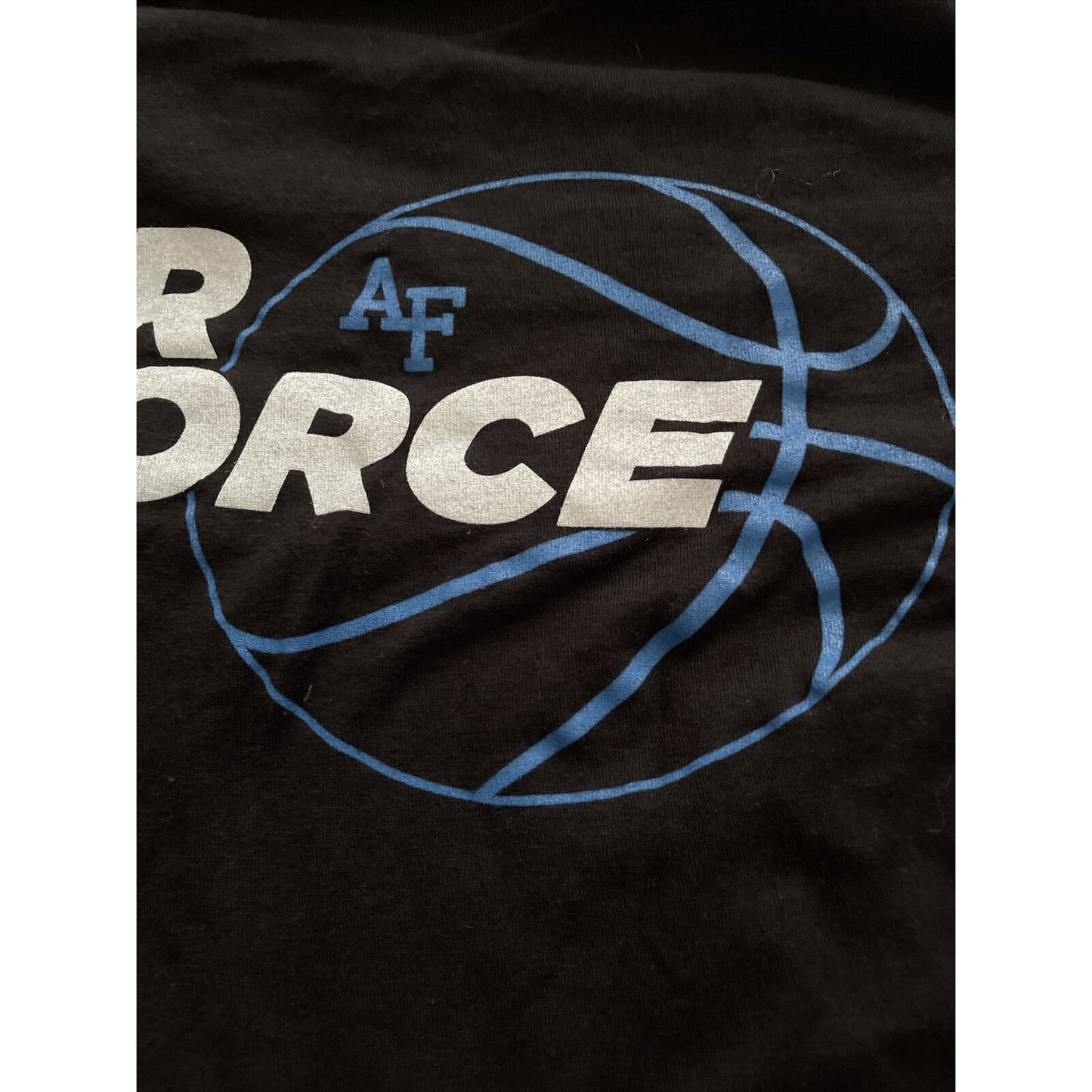 Men’s Air Force Black T-Shirt Basketball XL