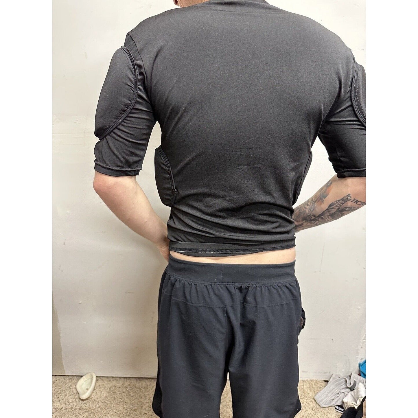 Men’s Black Small Football Pads