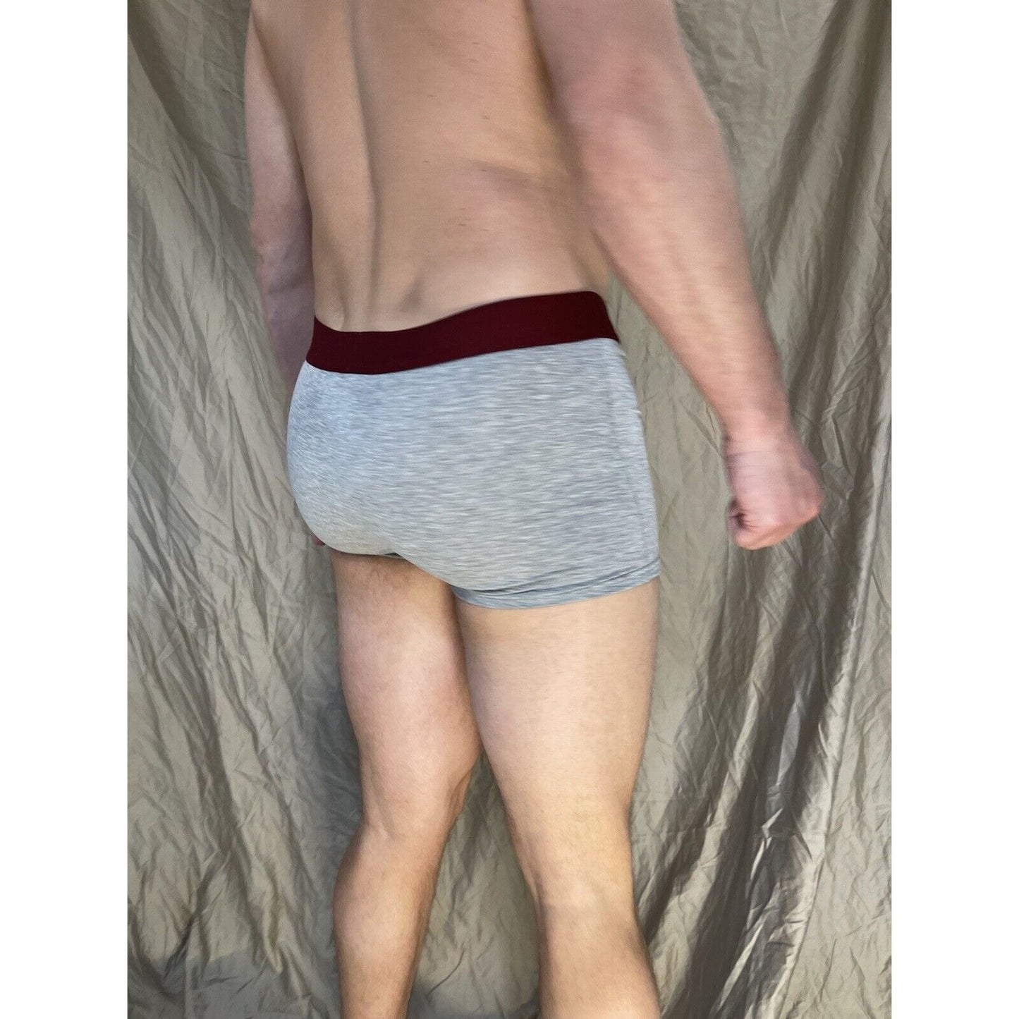 men's aero aeropostale Gray boxer brief