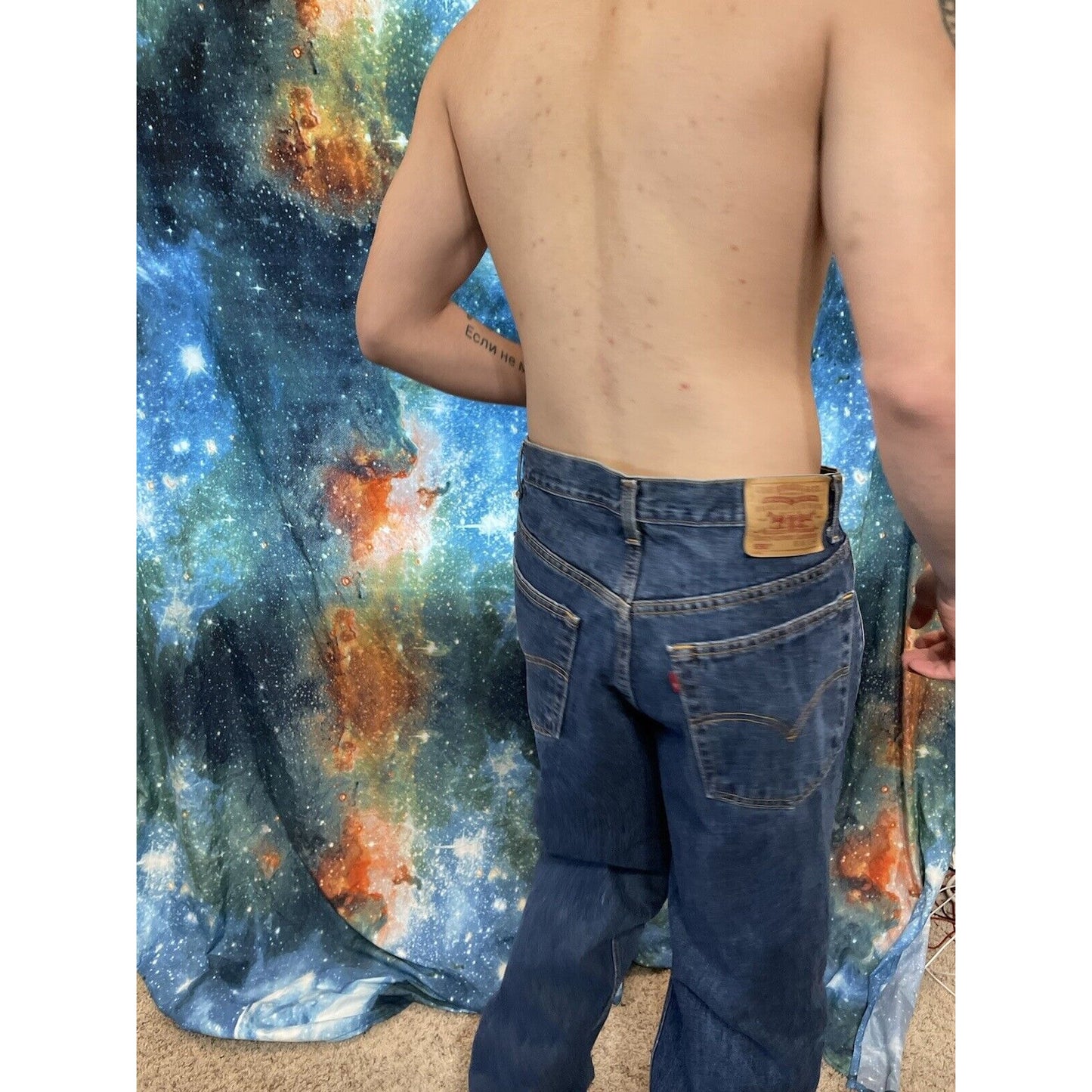Men's Levis 550 38 x 34 blue jeans