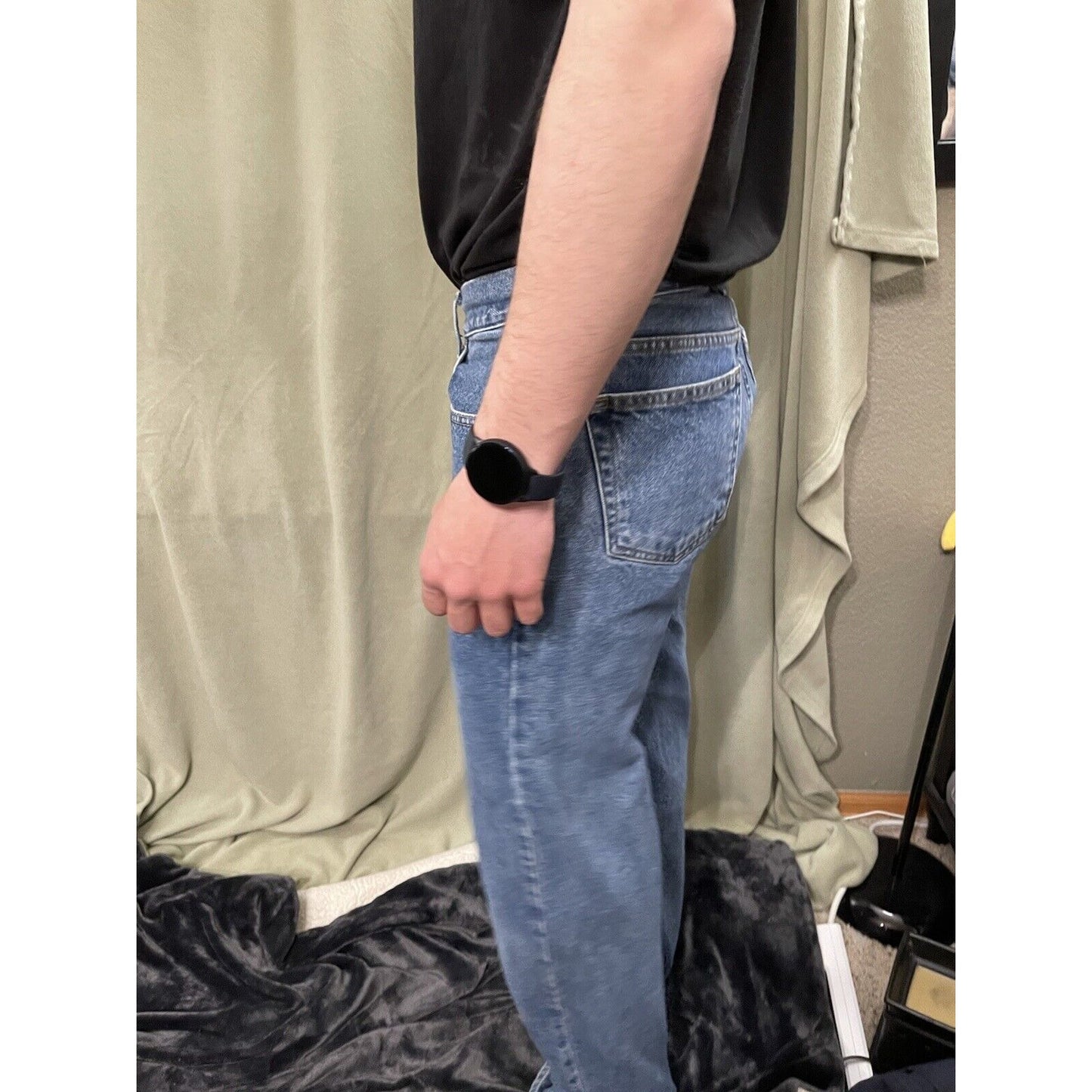 Vintage Men’s Button Fly Original Fit Gap Blue Jeans 31 X 34