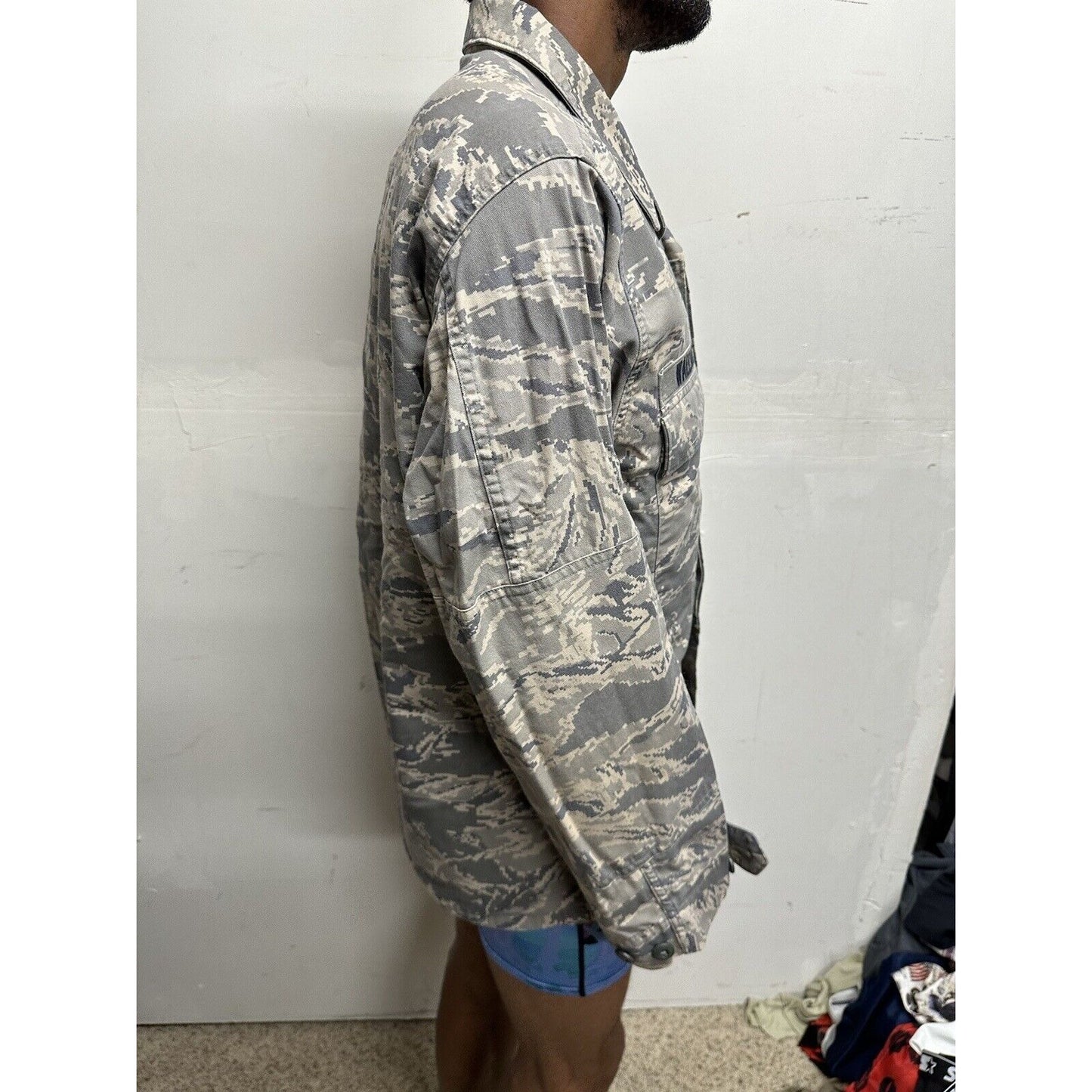 Men’s USAF Abu Airman Battle Uniform 42R Coat Top Blouse Civil Air Patrol