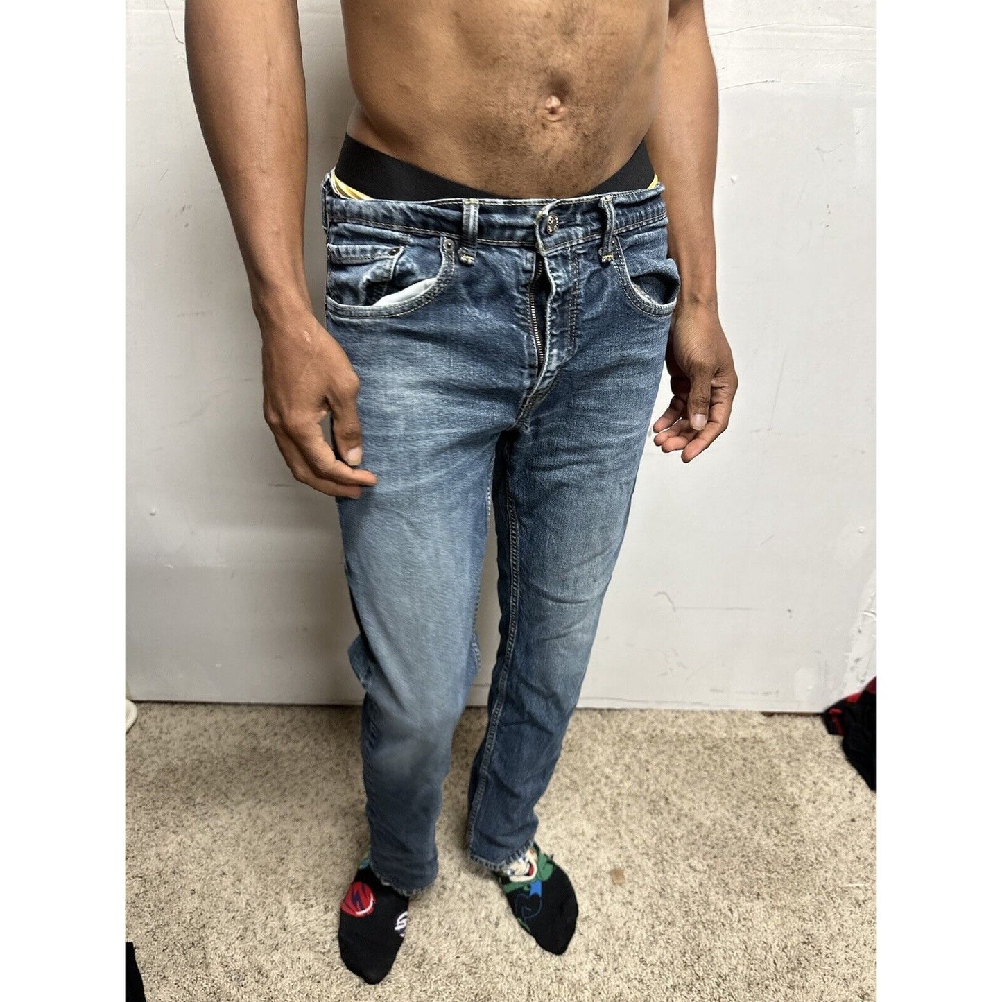 Men’s Denizen Levi’s 285 Relaxed Fit 32 X 32 Blue Jeans