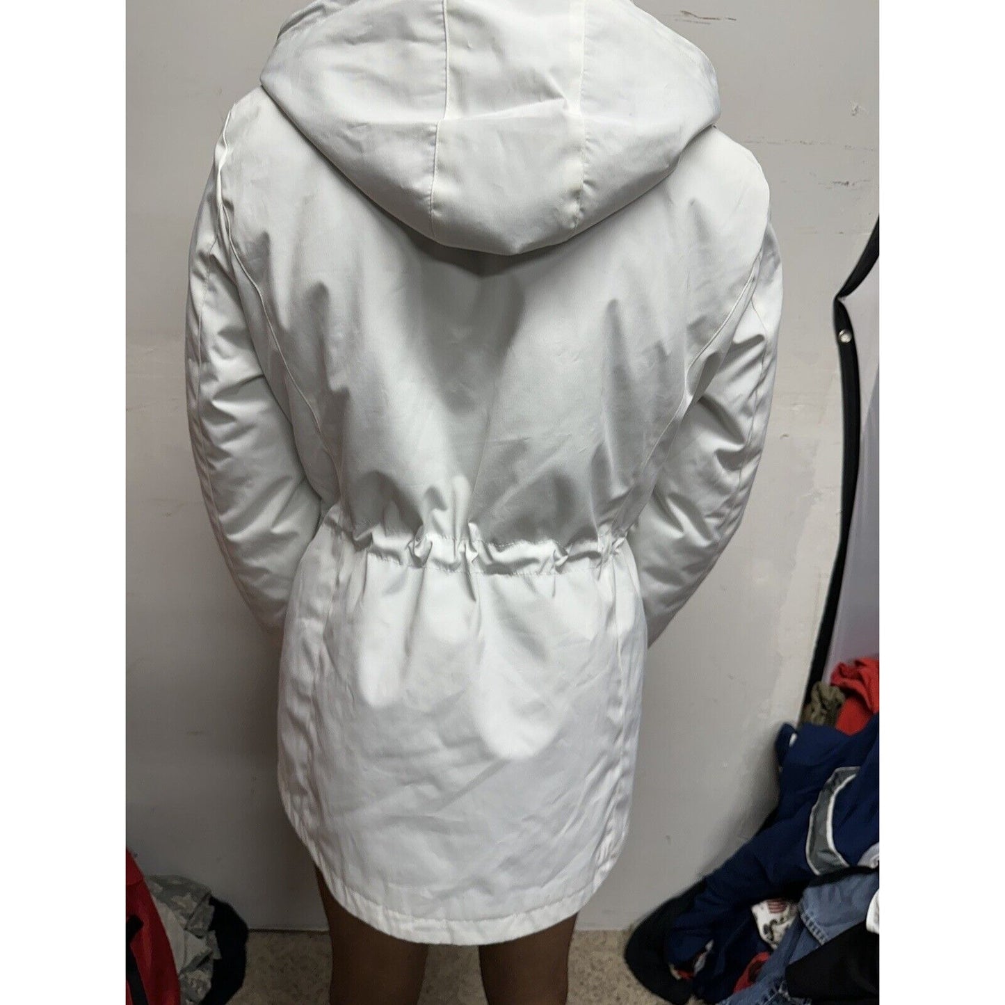 Tommy Hilfiger 3-in-1 All Weather Systems Anorak Jacket L White Navy Women Large