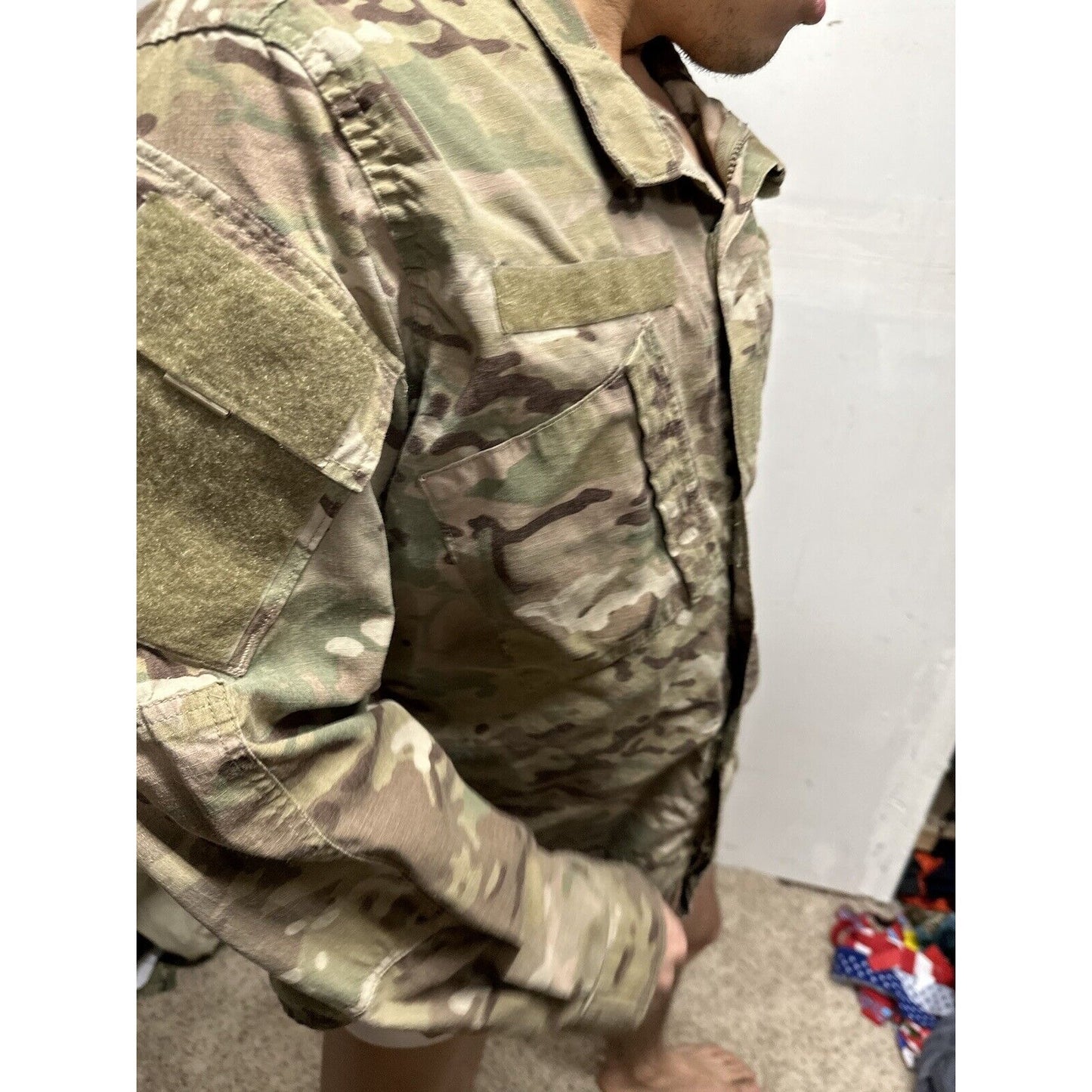Men’s Medium Regular Ocp Flame Resistant Army Combat Uniform Top Blouse USAF