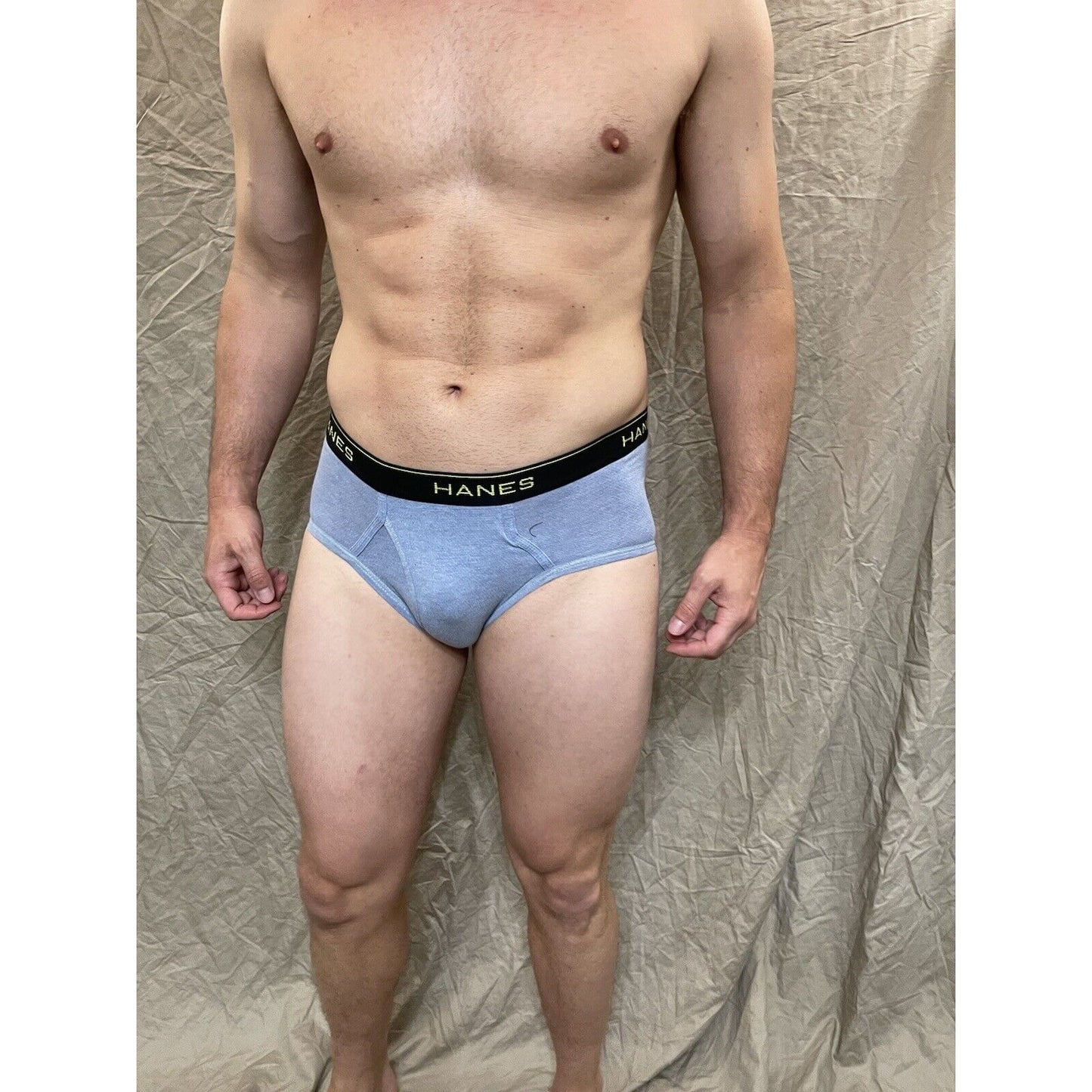 men's light blue comfort cool brief small Hanes