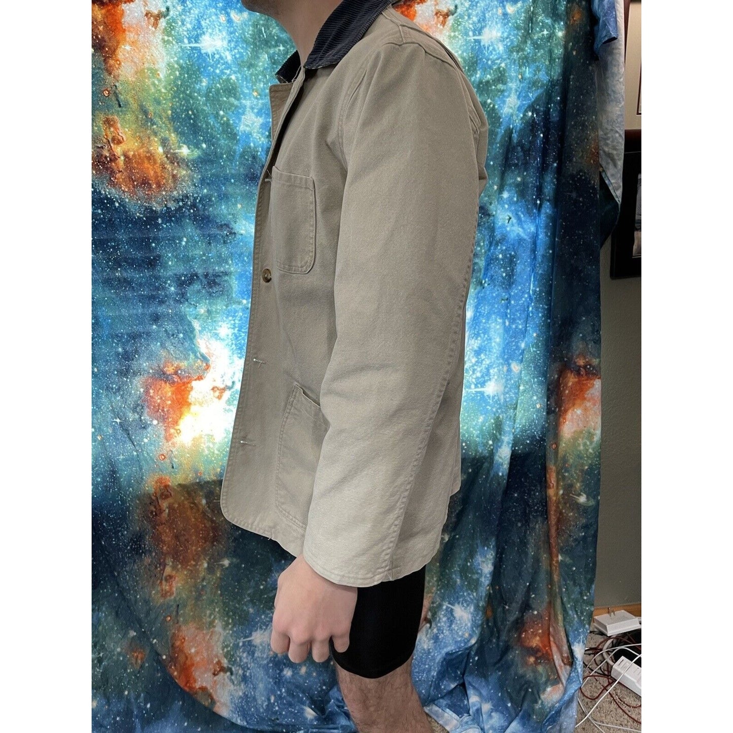 Land's End Direct Merchant Tan Button up jacket