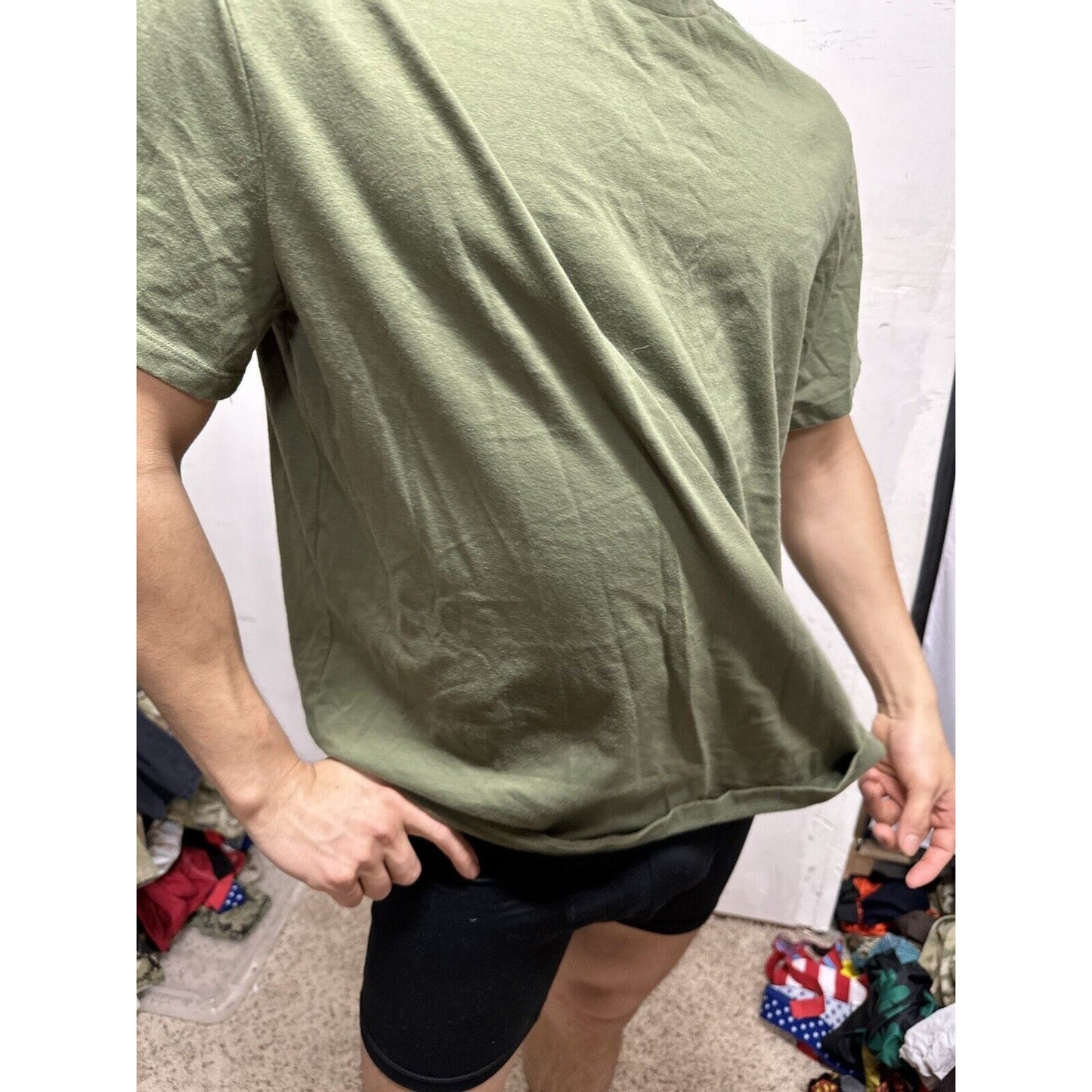 Men’s Urban Up Pipeline XXL Olive Green Marine Usmc Short Sleeve Tshirt