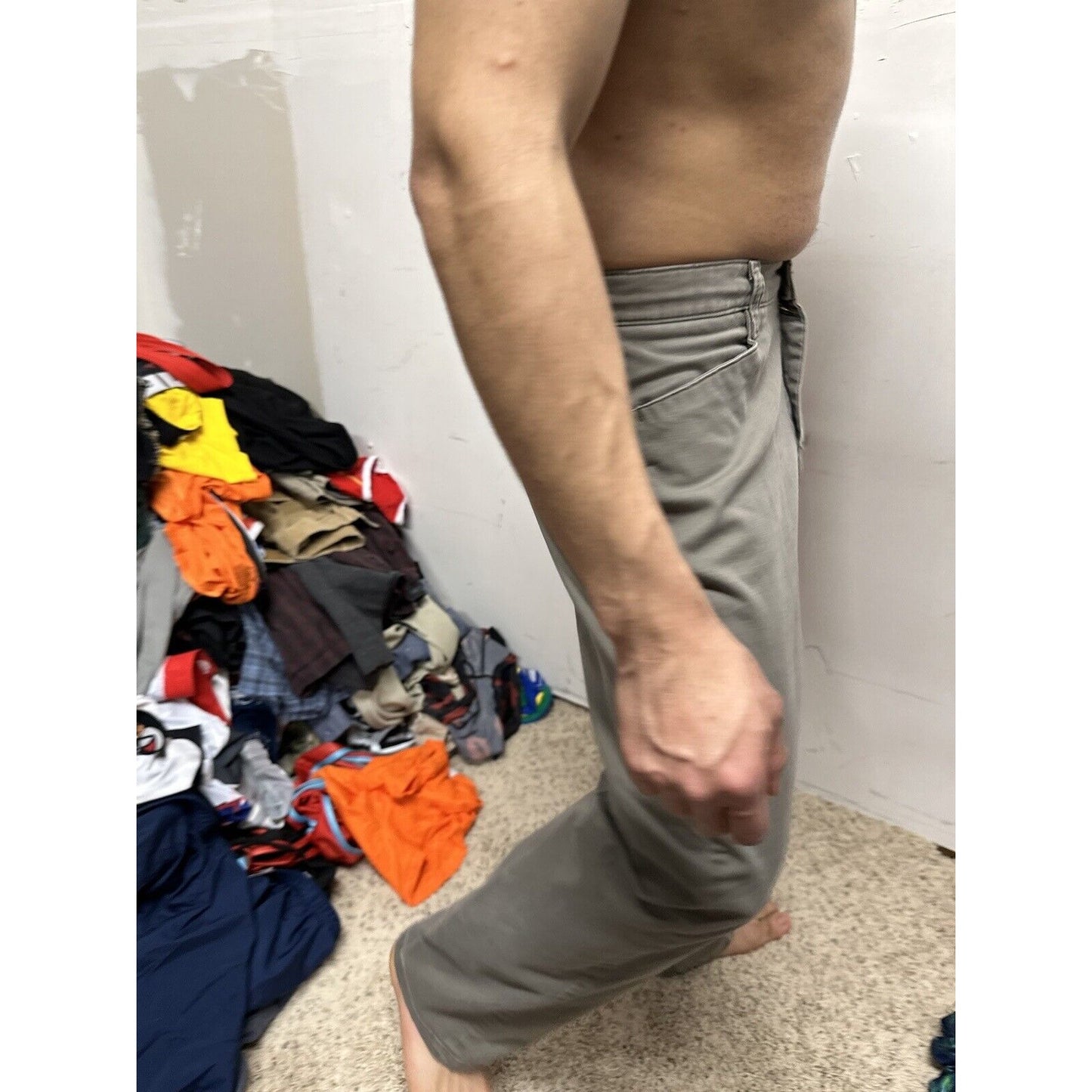 Men’s Lee At The Waist 8 Short Grey Pants perhaps women’s jeans?