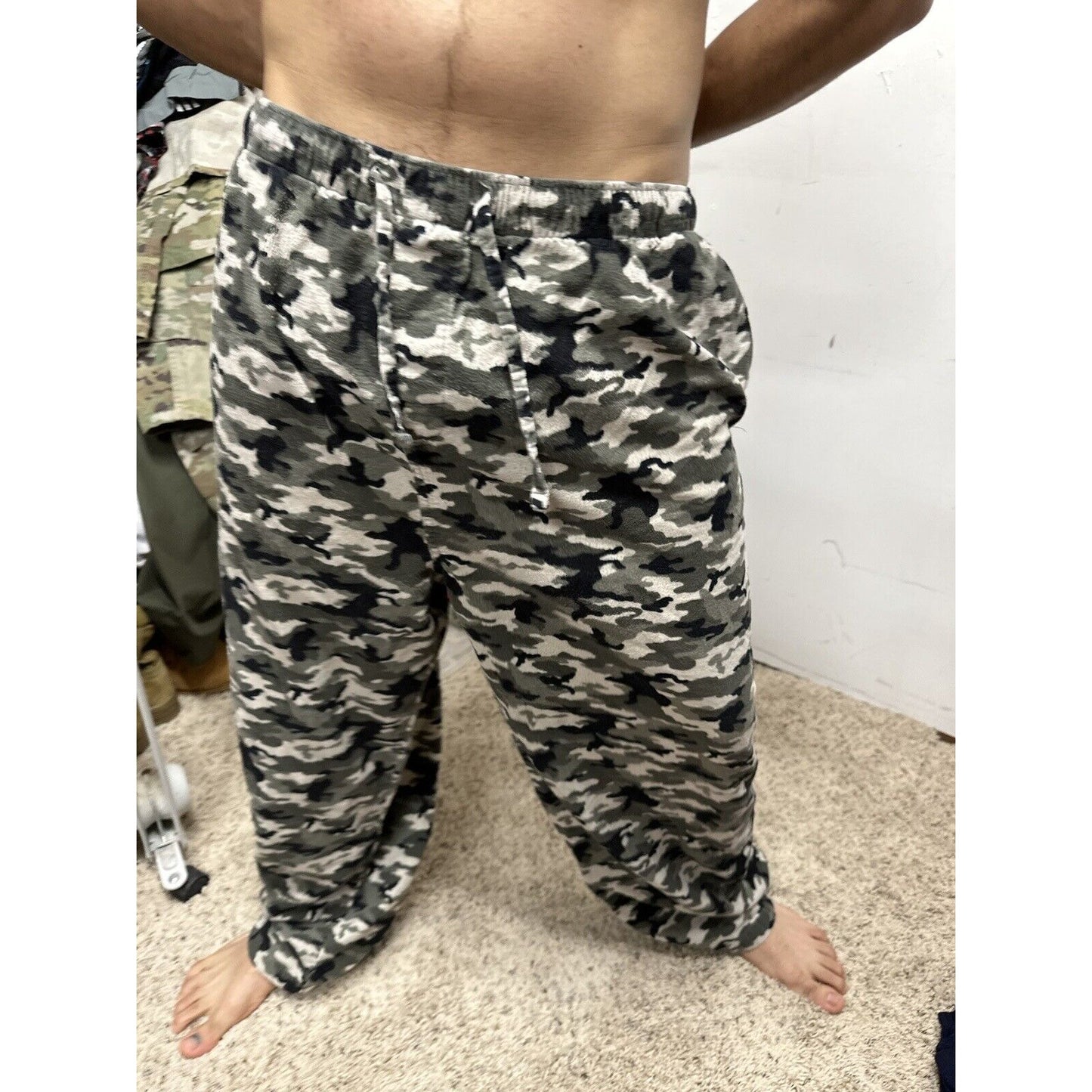 Men’s XXL Joe Boxer Camo Pajama Bottoms Lounge Pants With Pockets