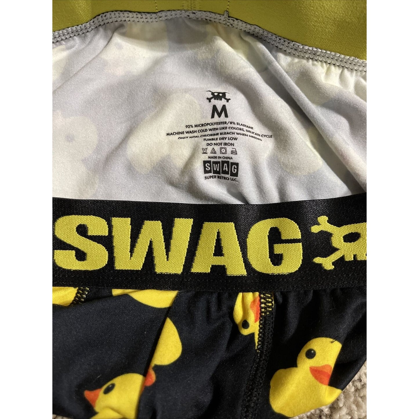 SWAG Boxer Brief - Just Ducky Duck Print - Medium