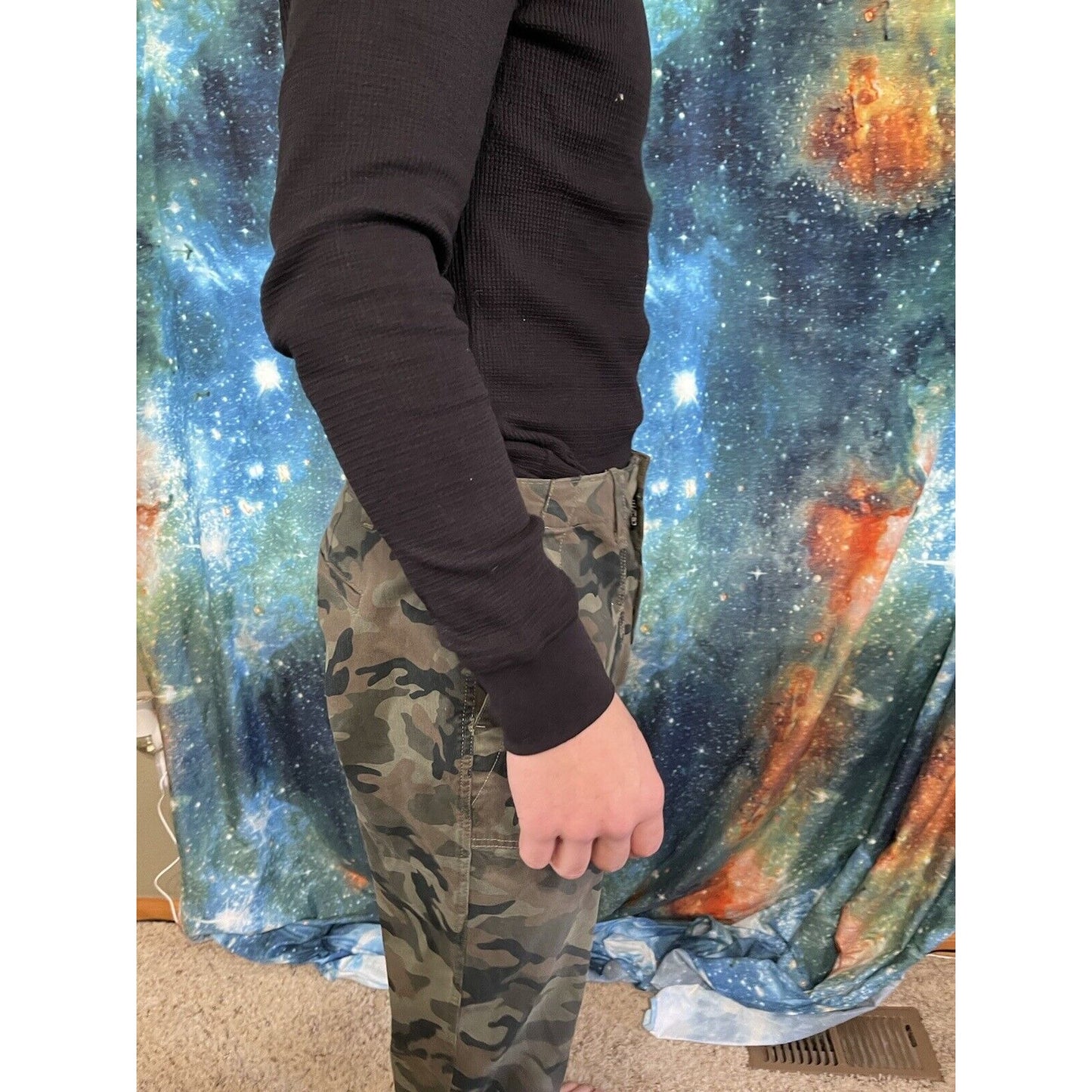 Gap Camouflage (green/brown/tan) Girlfriend Chino Size 10