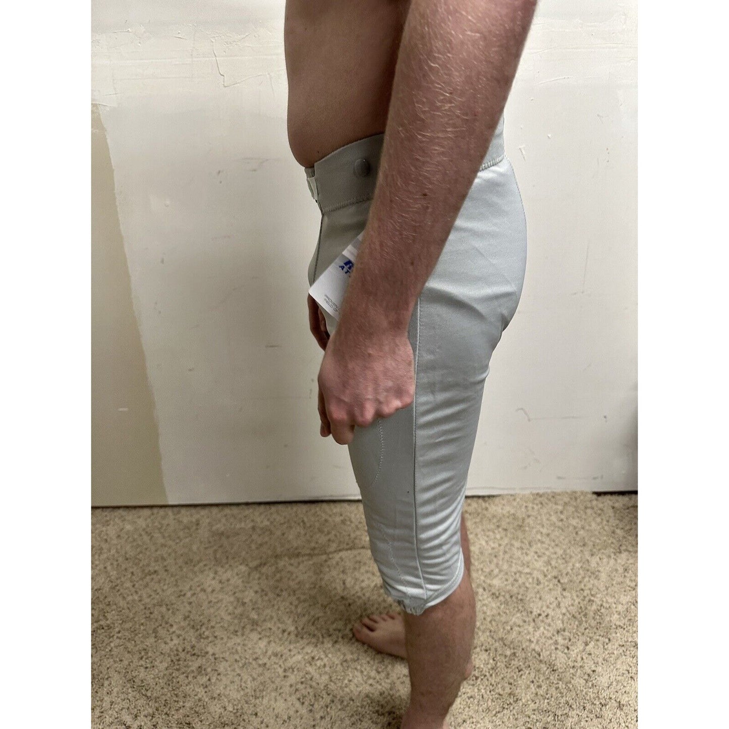 teen boys XXL russell athletic gray football pants