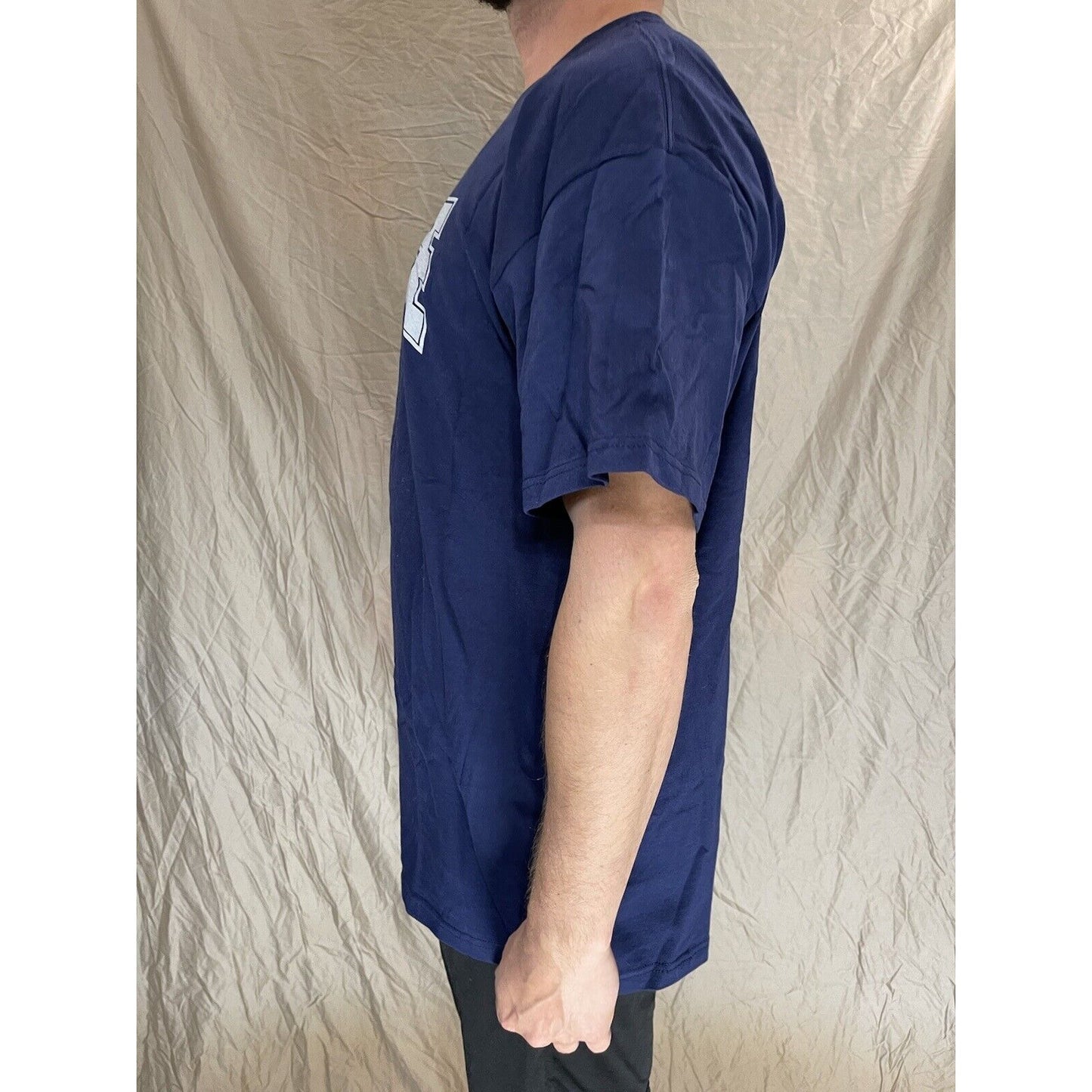 men's navy blue air force short sleeve t-shirt 2XL