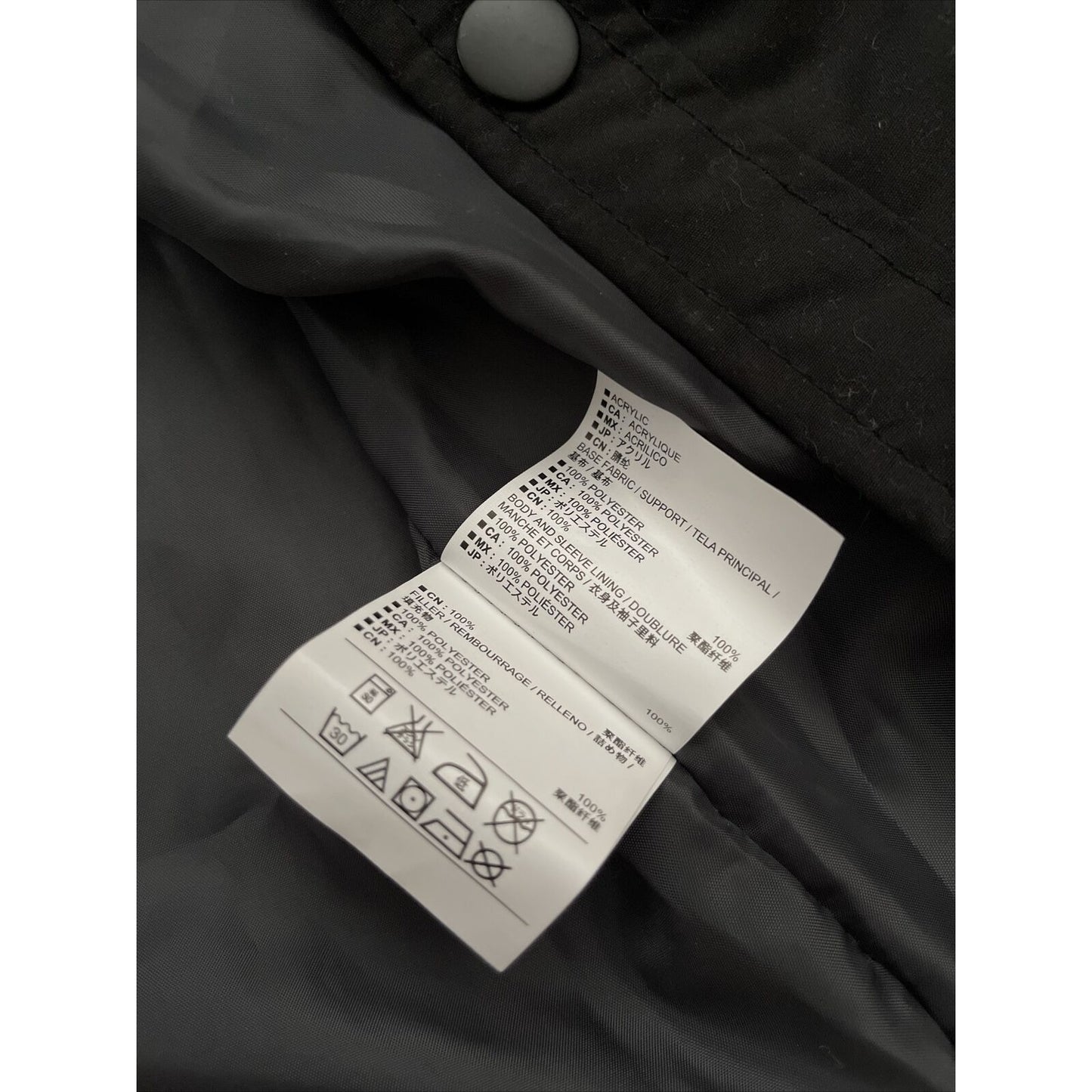 Men’s Small Old Navy Black Snap up Jacket