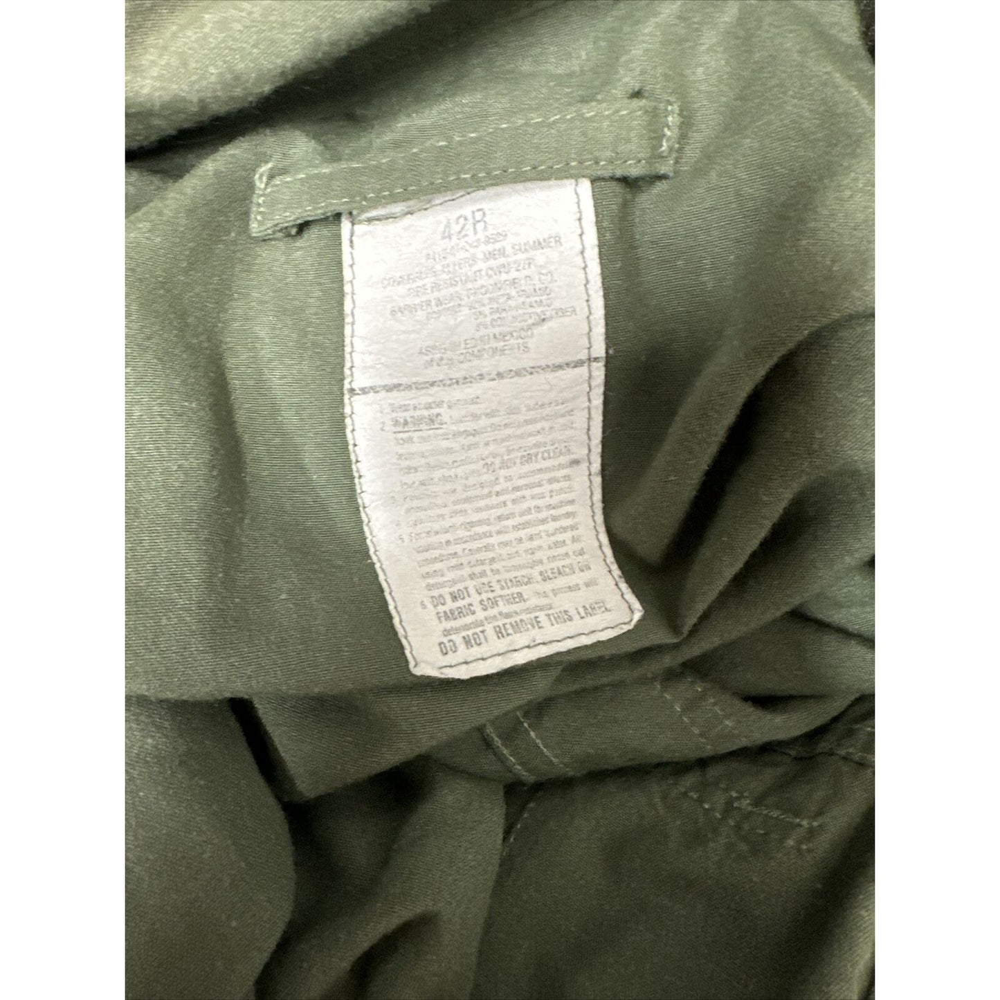 Men’s 42R Summer Fire Resistant USAF Military Uniform Flight Suit Major Rank