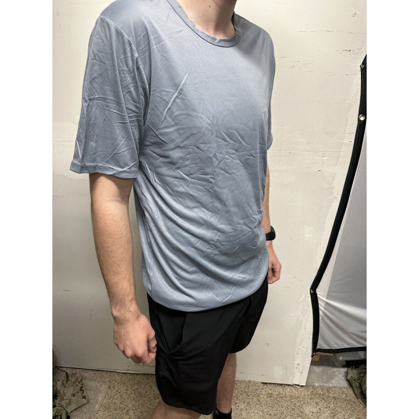 Men’s TKO Large Gray Short Sleeve Tshirt polyester