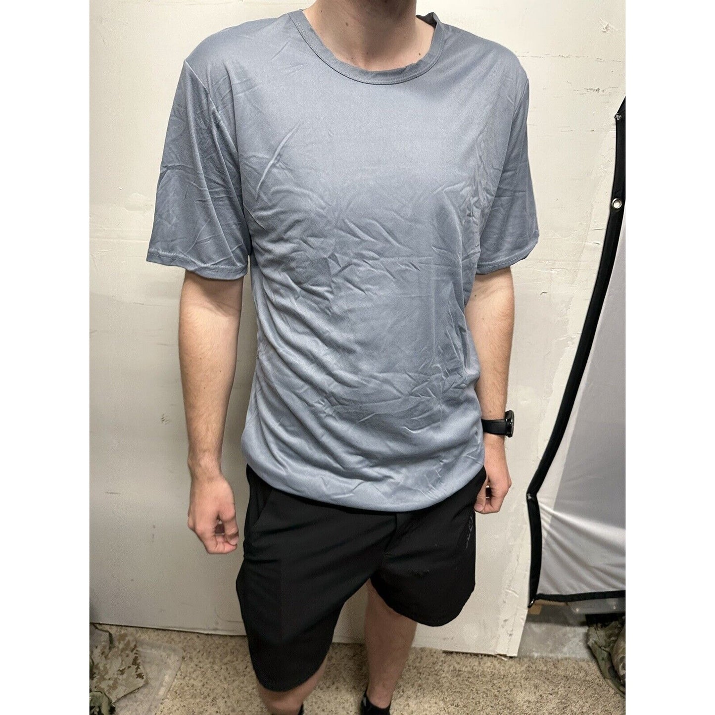 Men’s TKO Large Gray Short Sleeve Tshirt polyester