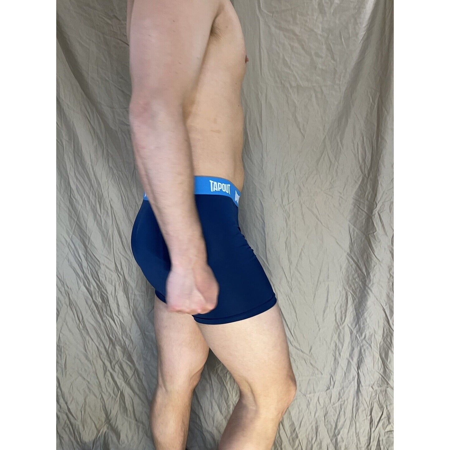 men's tapout dark blue compression shorts with spandex Small