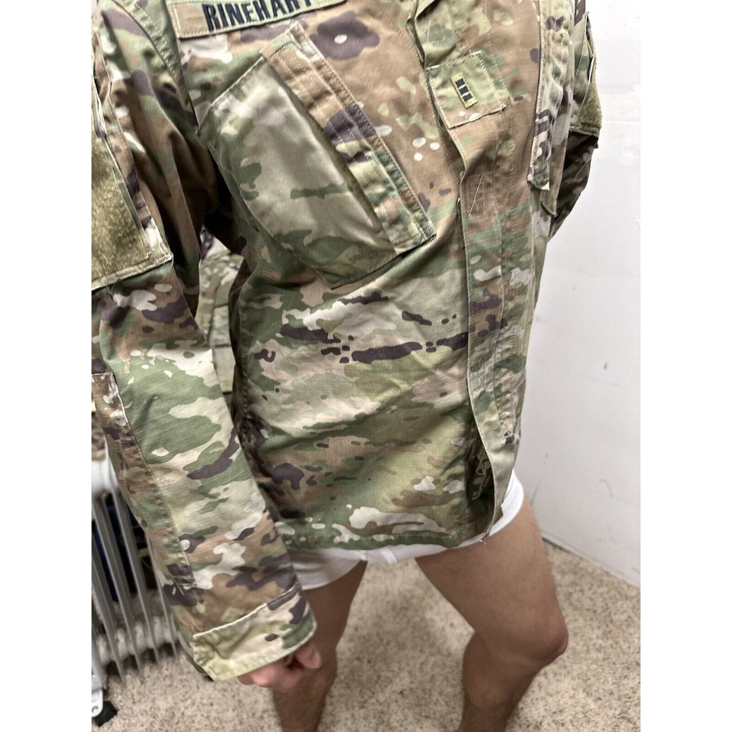 Men’s Warrant Officer Rank Ocp Top Blouse Army Air Force Combat Small Short