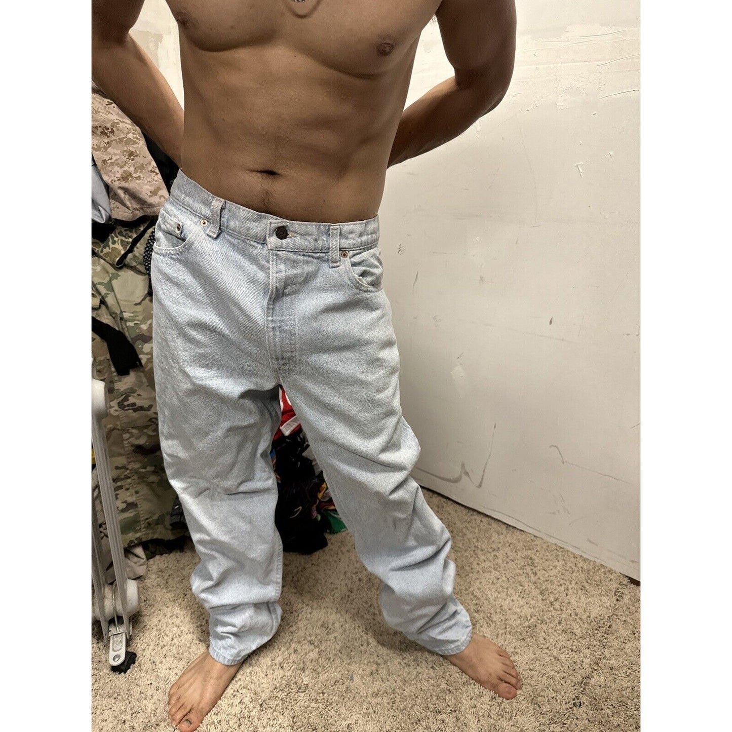 Men’s Light Blue Levi’s 550 38 X 32 Jeans
