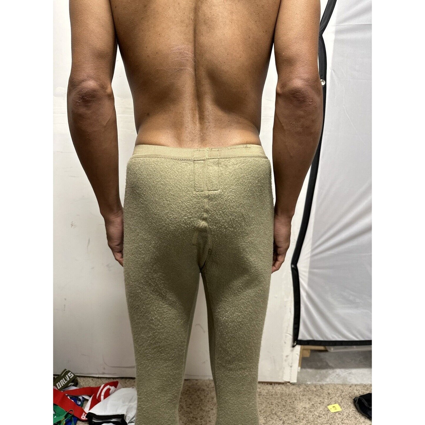 Men’s Army Tan Drawers Midweight Insulated X-small Regular Nomex thermal bottoms
