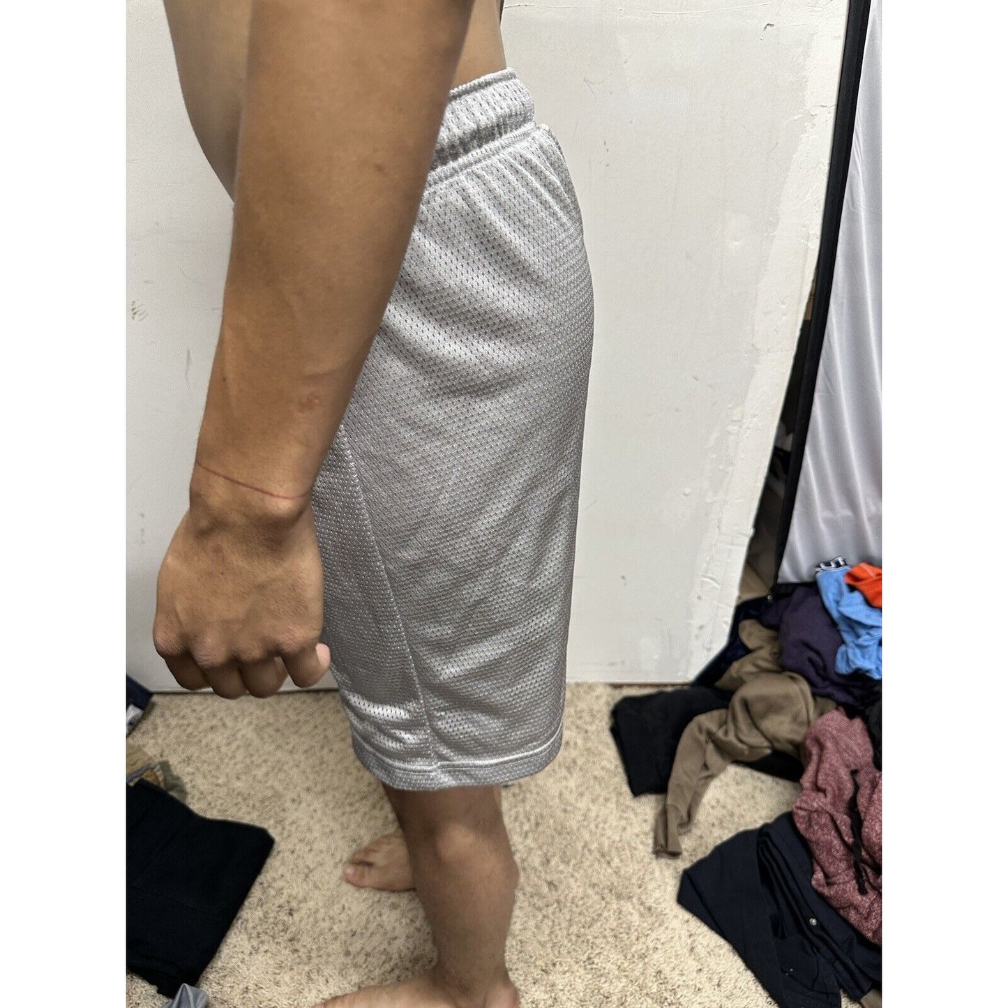 Men’s Pro Spirit Small Silver Athletic Shorts