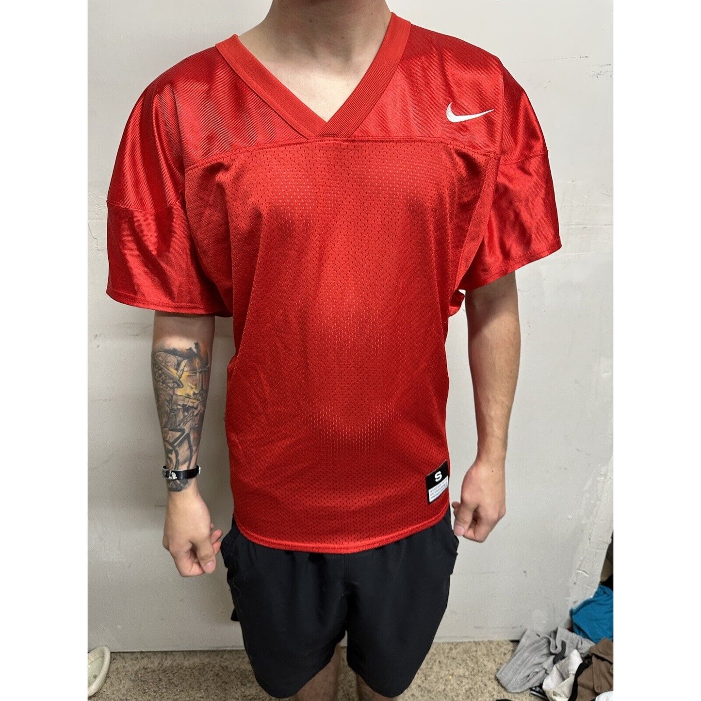 Men’s Red Nike Small Football Jersey