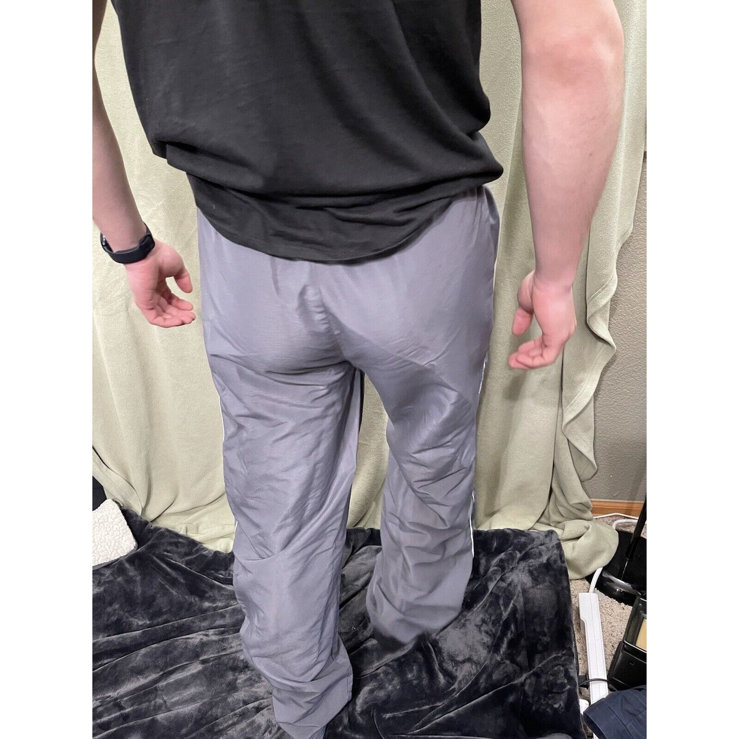 Domyos Windbreaker / Track / Jogging Pants Gray Men’s Small