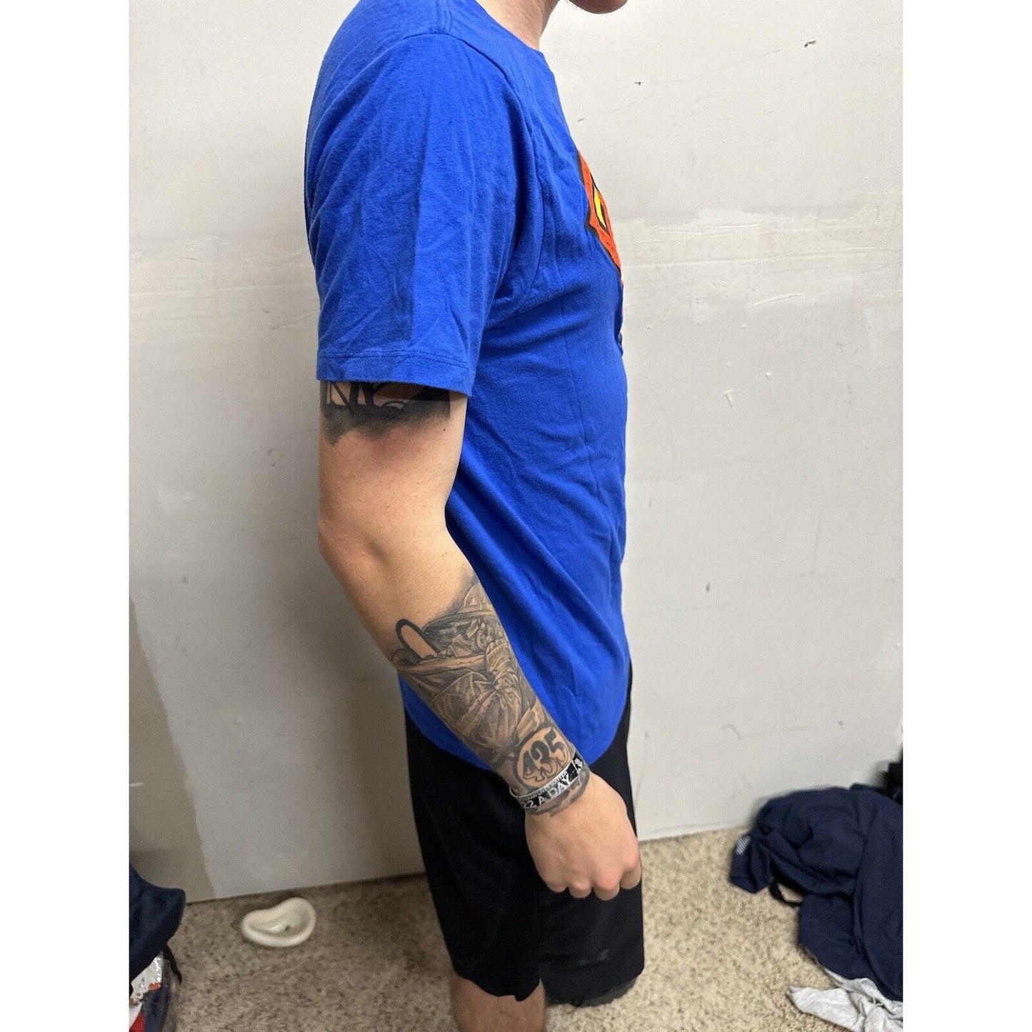 Boy’s XXL (18) Blue Super Man Shirt
