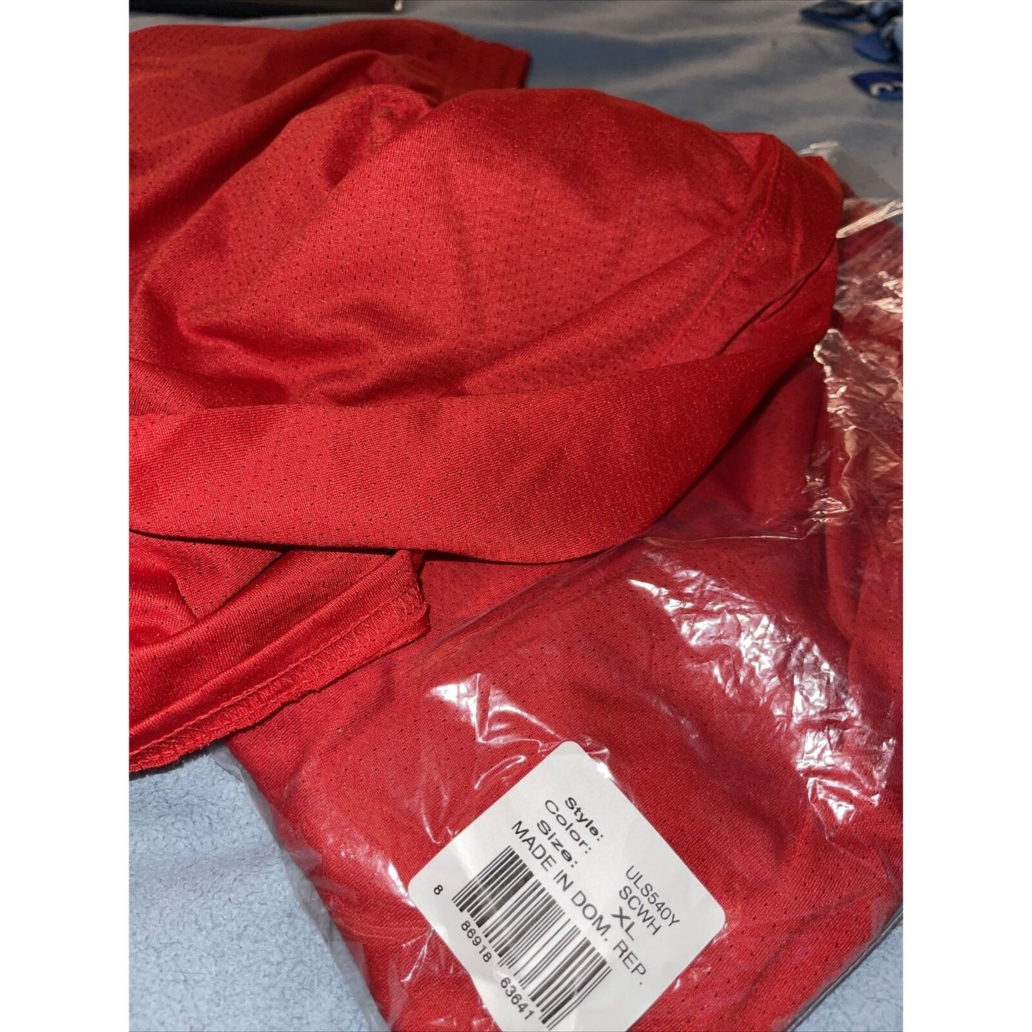 Boy's youth XL scarlet red under armour lacrosse style shorts