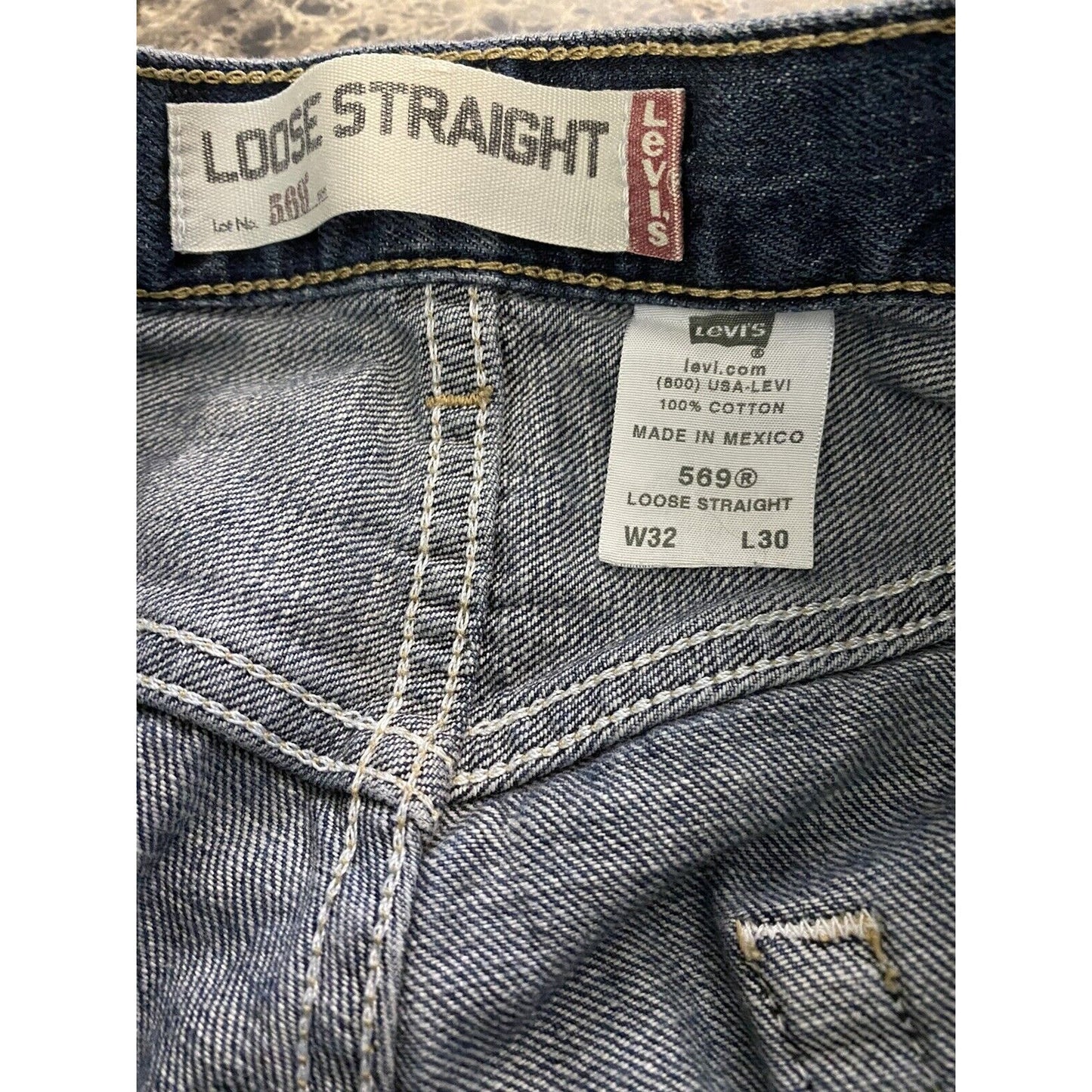 Levi's 569 Men’s Size 32x30 Loose Straight Cotton Jeans
