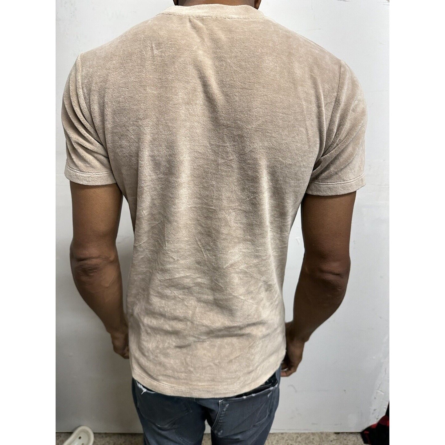 Men’s Boohooman Medium Short Sleeve Tan Shirt
