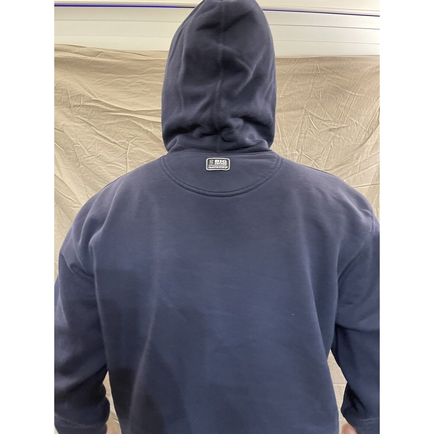 Men's Big Cotton Pullover Fort Drum New York Blue sweatshirt Size XL