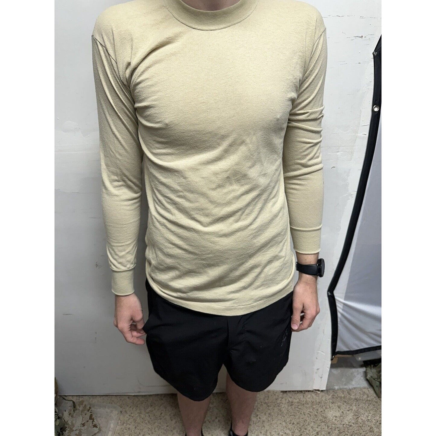 Men’s Tan duke Medium Long Sleeve Civil Air Patrol Uniform Shirt