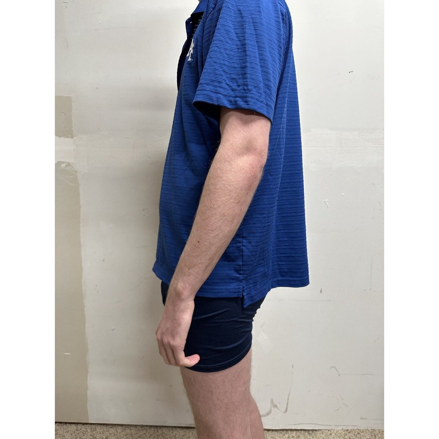 men’s blue af usafa air force polo shirt vansport medium