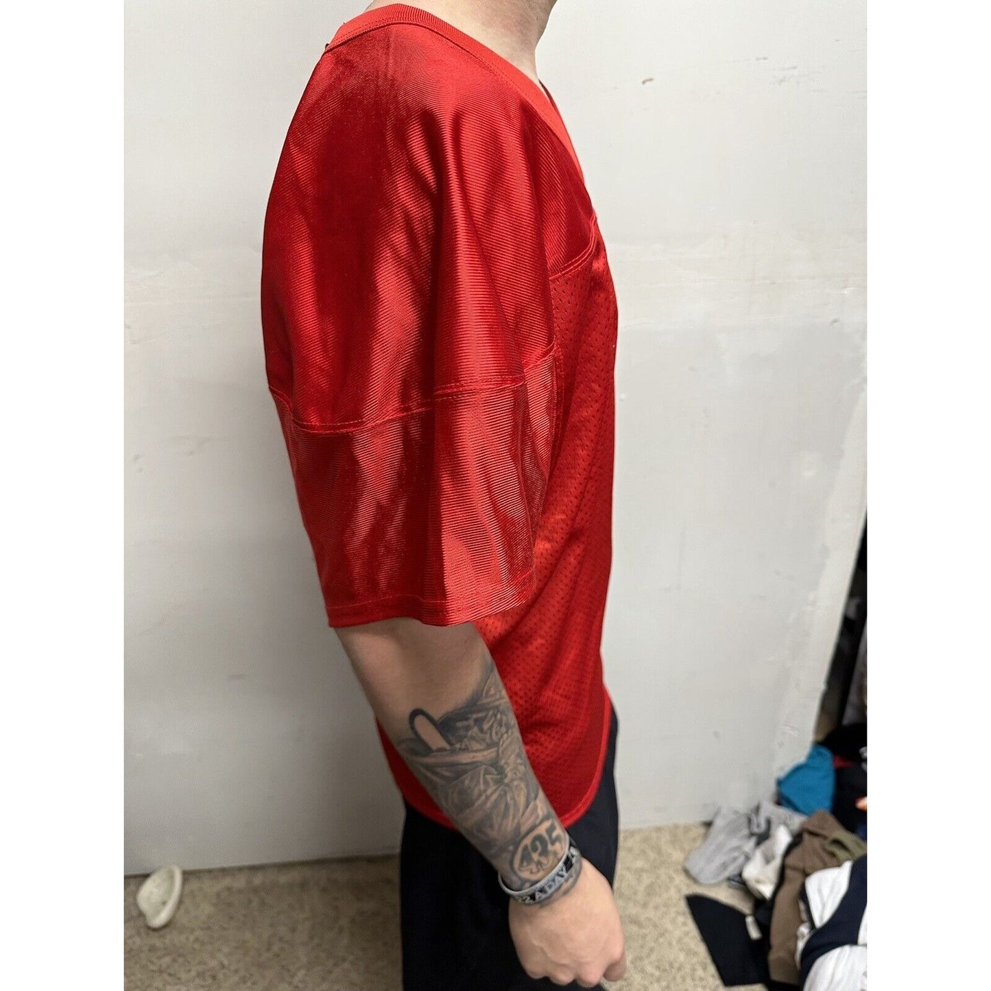Men’s Red Nike Small Football Jersey