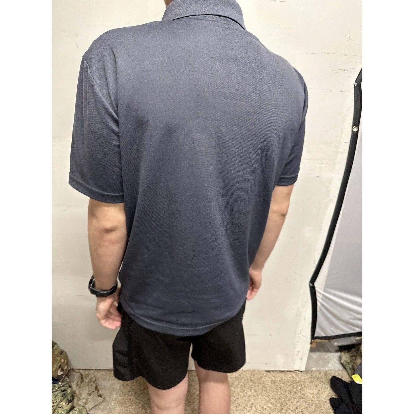Men’s Gray Sport-tek Medium Short Sleeve Polo Shirt Us Army