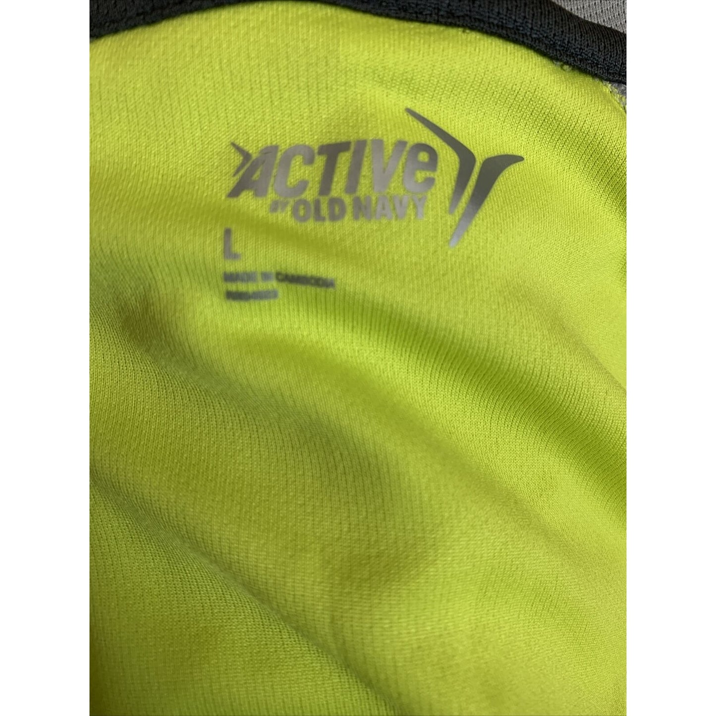 Men’s Active By Old Navy Workout Shirt Bright Yellow large