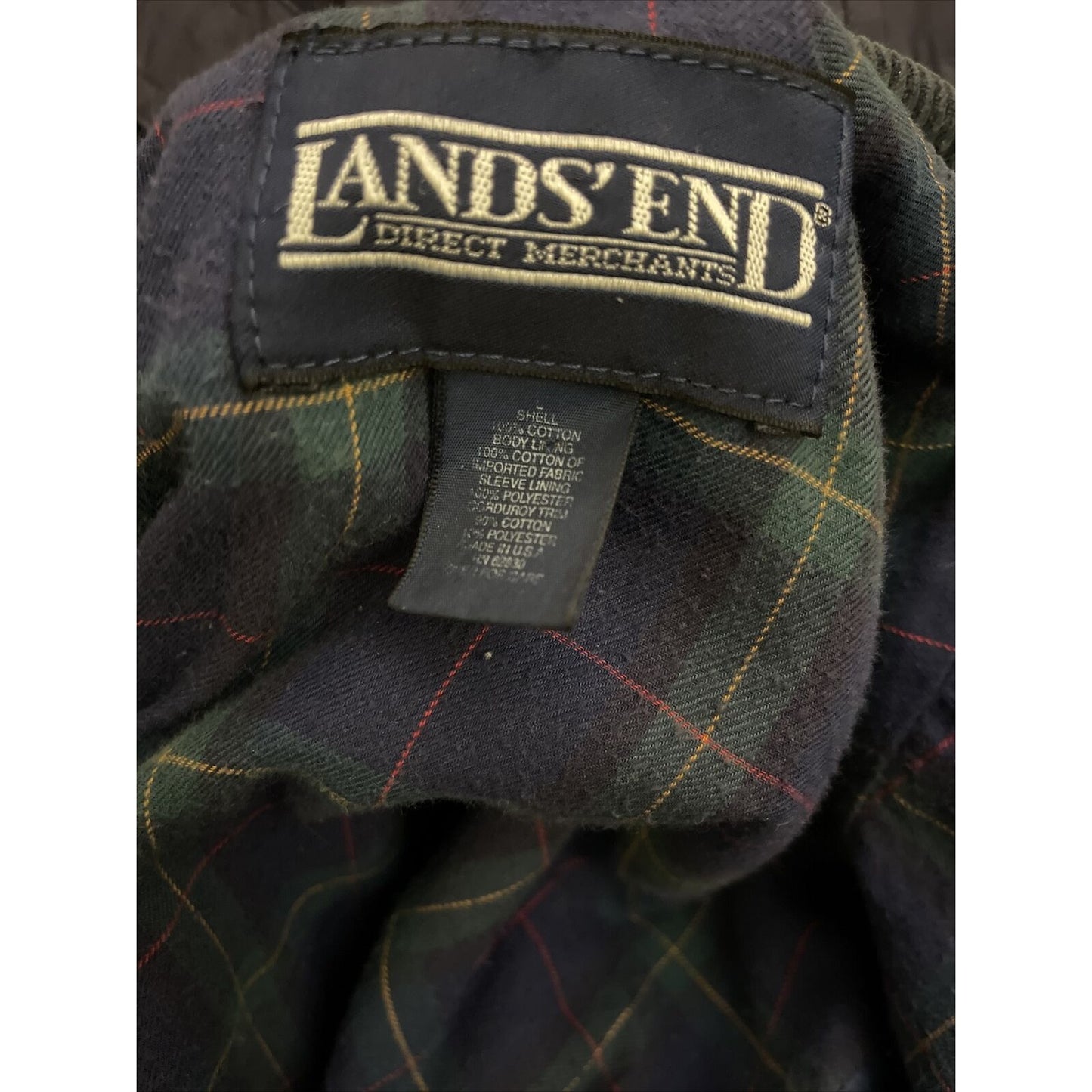 Land's End Direct Merchant Tan Button up jacket
