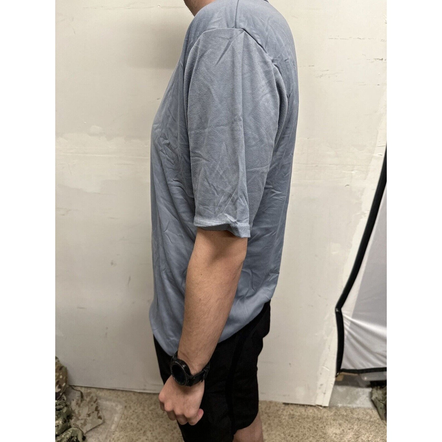 Men’s TKO Large Gray Short Sleeve Tshirt polyester