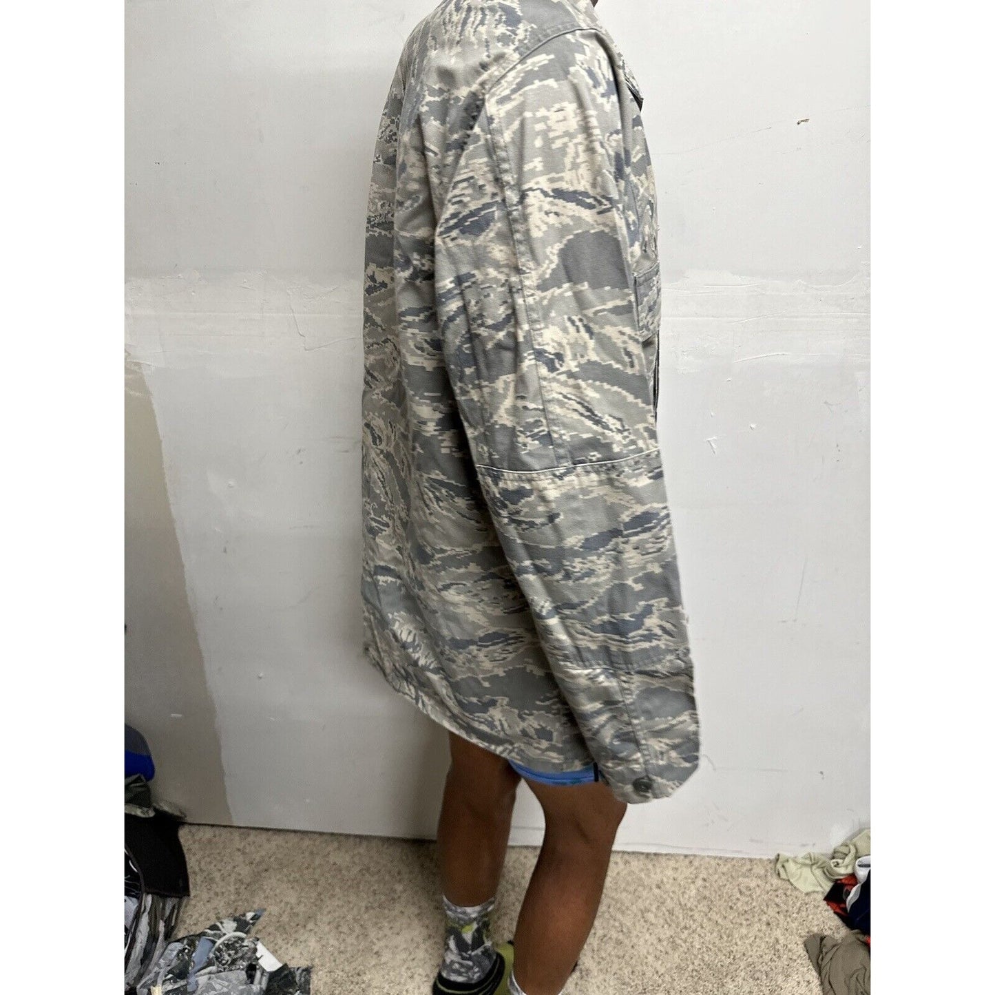Men’s Civil Air Patrol USAF Abu Airman Battle Uniform Top Blouse Jacket 40XL